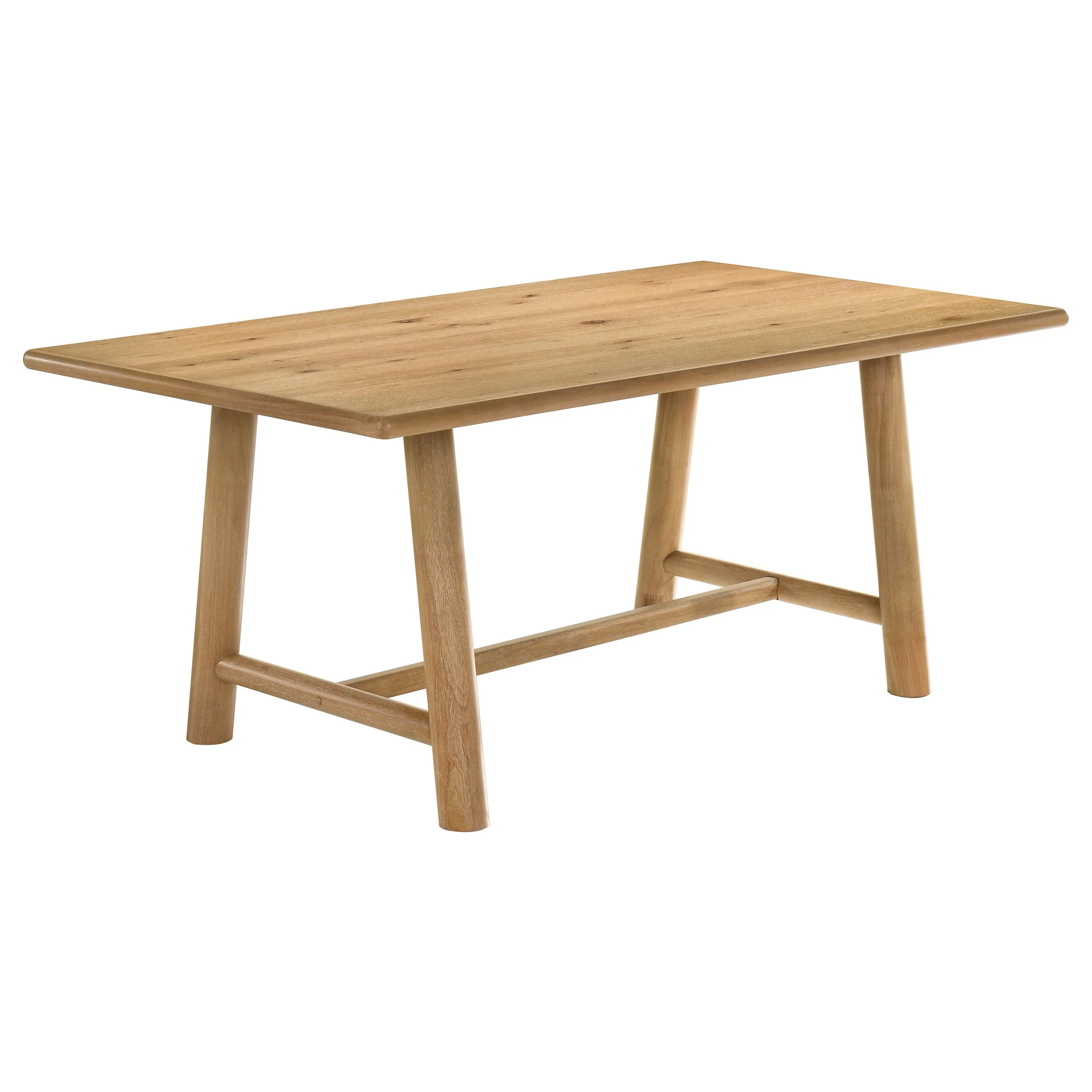 Duncan Washed Oak 7-piece Rectangular Wood Dining Table Set - Image 3