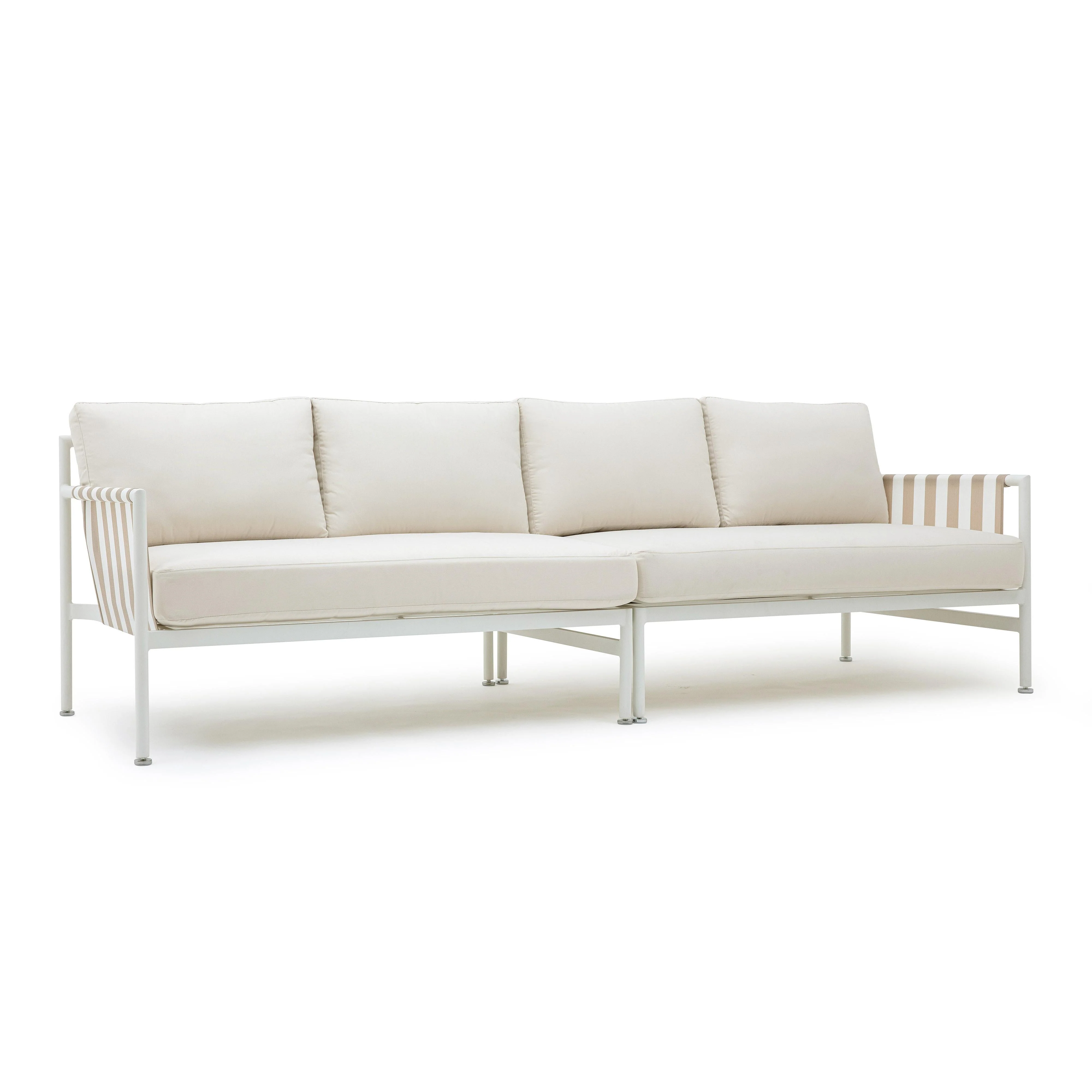 Dunes Cream Outdoor 110" Sofa - Image 6