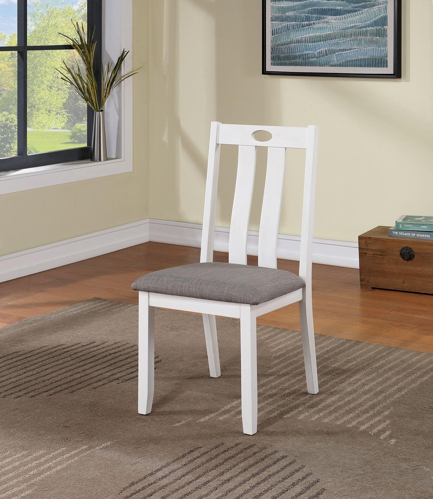 Dunseith White/Gray 5 Pc. Dining Set - Image 2