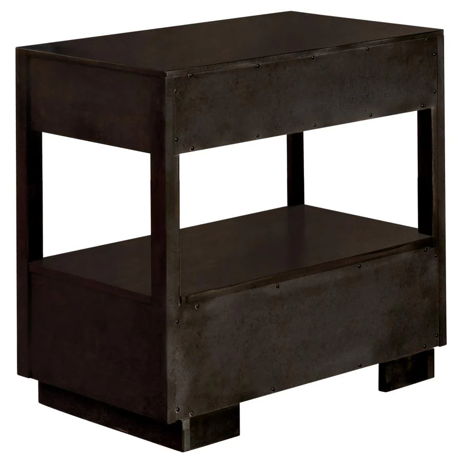 Durango Gray/Smoked Peppercorn 4-Piece Queen Panel Bedroom Set - Image 7