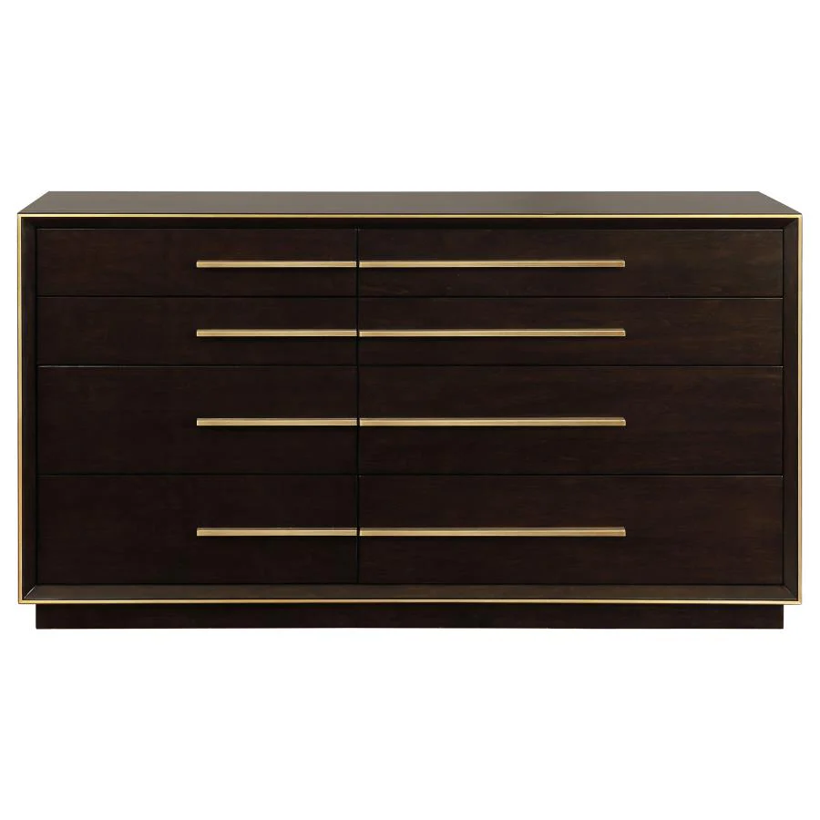 Durango Gray/Smoked Peppercorn 4-Piece Queen Panel Bedroom Set - Image 9