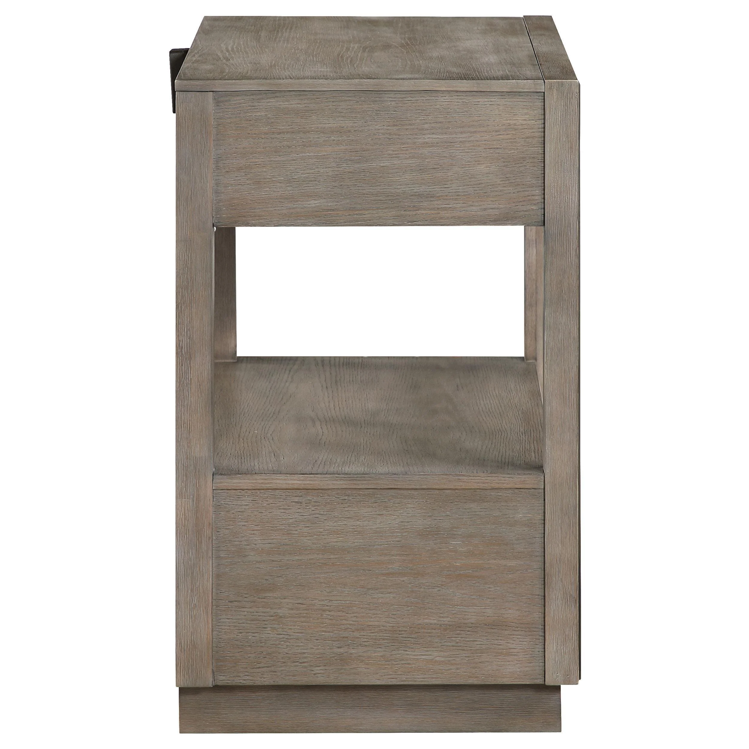 Durango Washed Oak 2-drawer Nightstand Bedside Table - Image 9