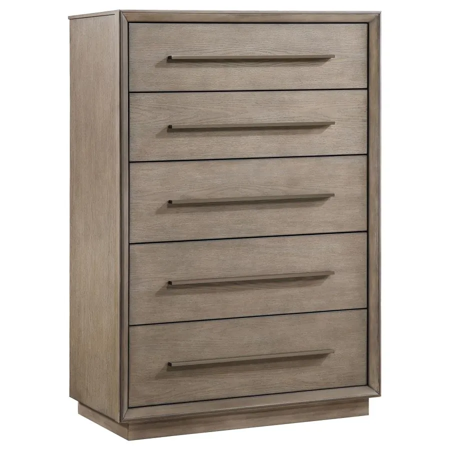 Durango Washed Oak 5-Piece Eastern King Bedroom Set - Image 11