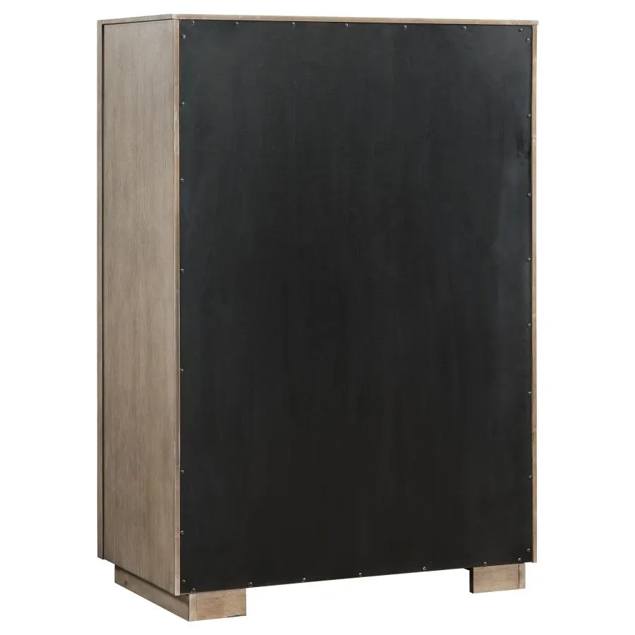 Durango Washed Oak 5-Piece Eastern King Bedroom Set - Image 12