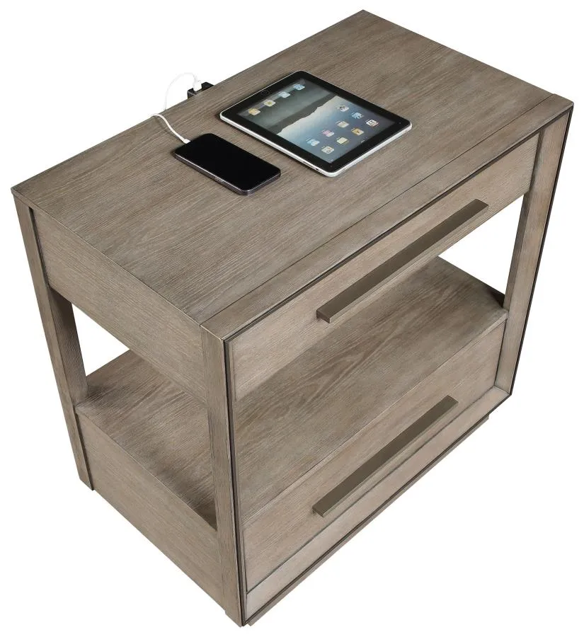 Durango Washed Oak 5-Piece Eastern King Bedroom Set - Image 14