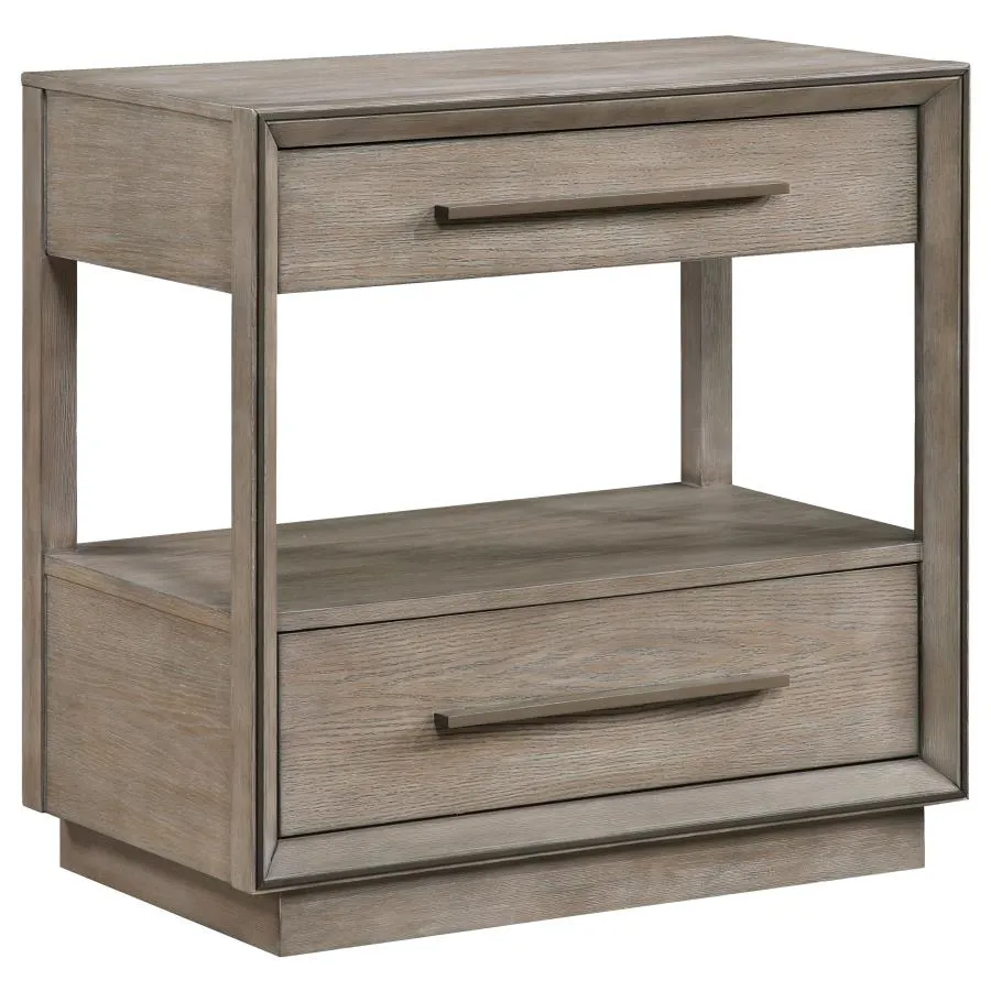 Durango Washed Oak 5-Piece Eastern King Bedroom Set - Image 5