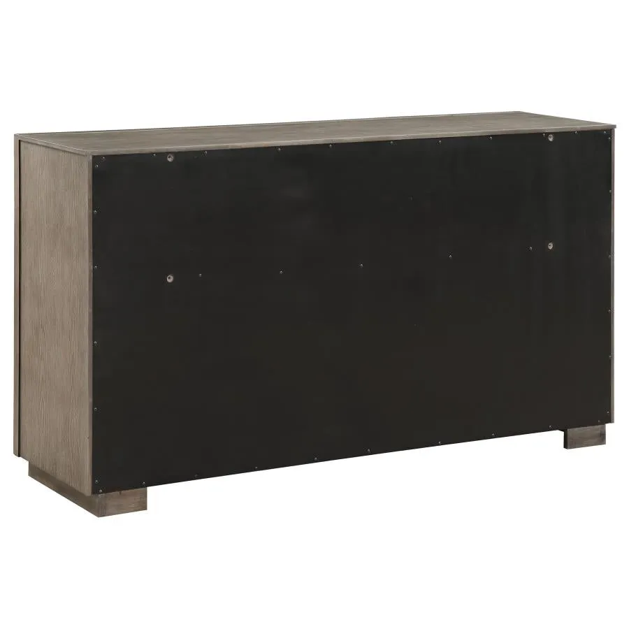 Durango Washed Oak 5-Piece Eastern King Bedroom Set - Image 8