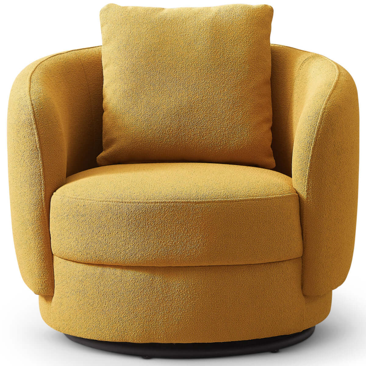 Dylan Gold Boucle Lounge Chair - Image 5