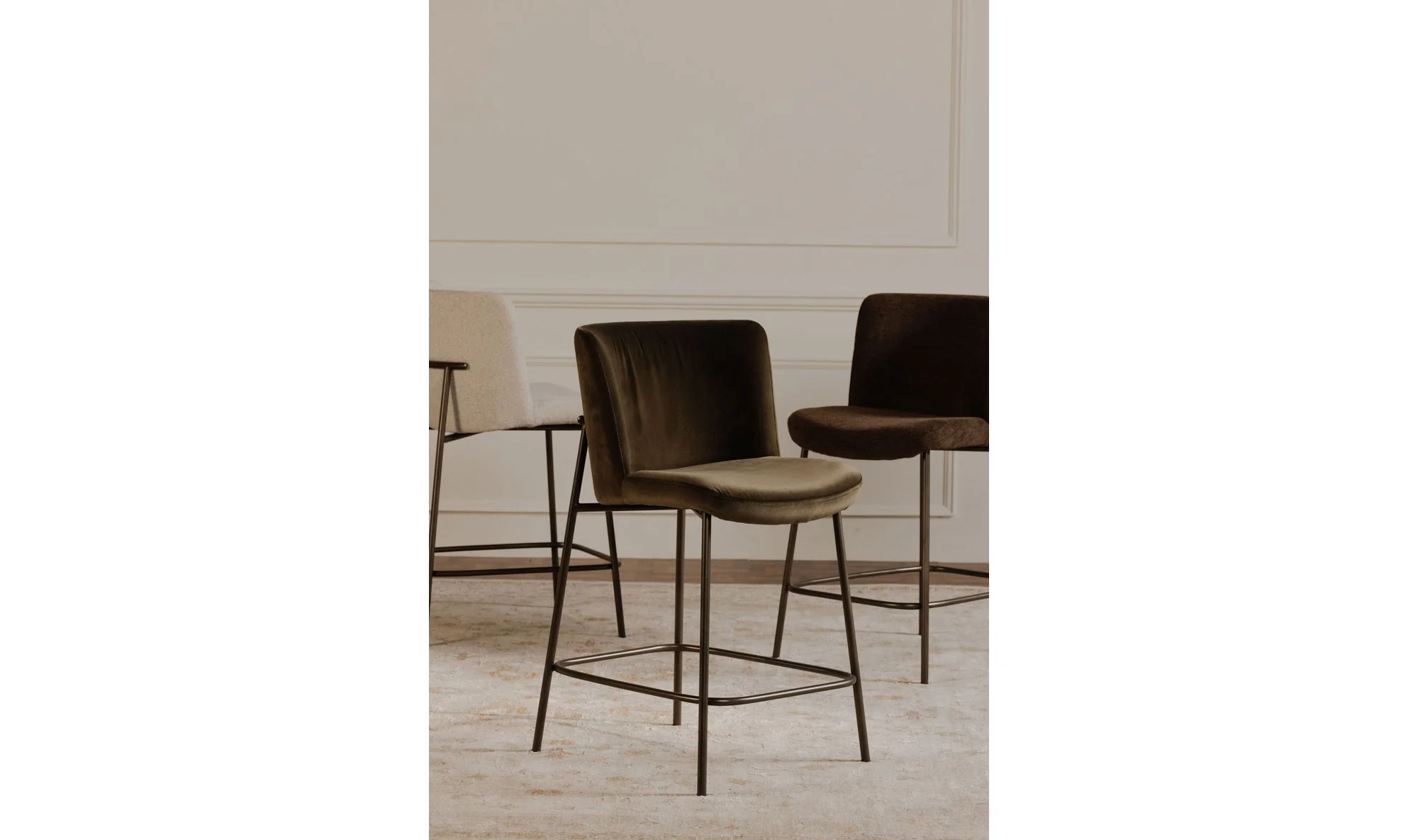 Early Counter Stool Dark Brown - Image 4