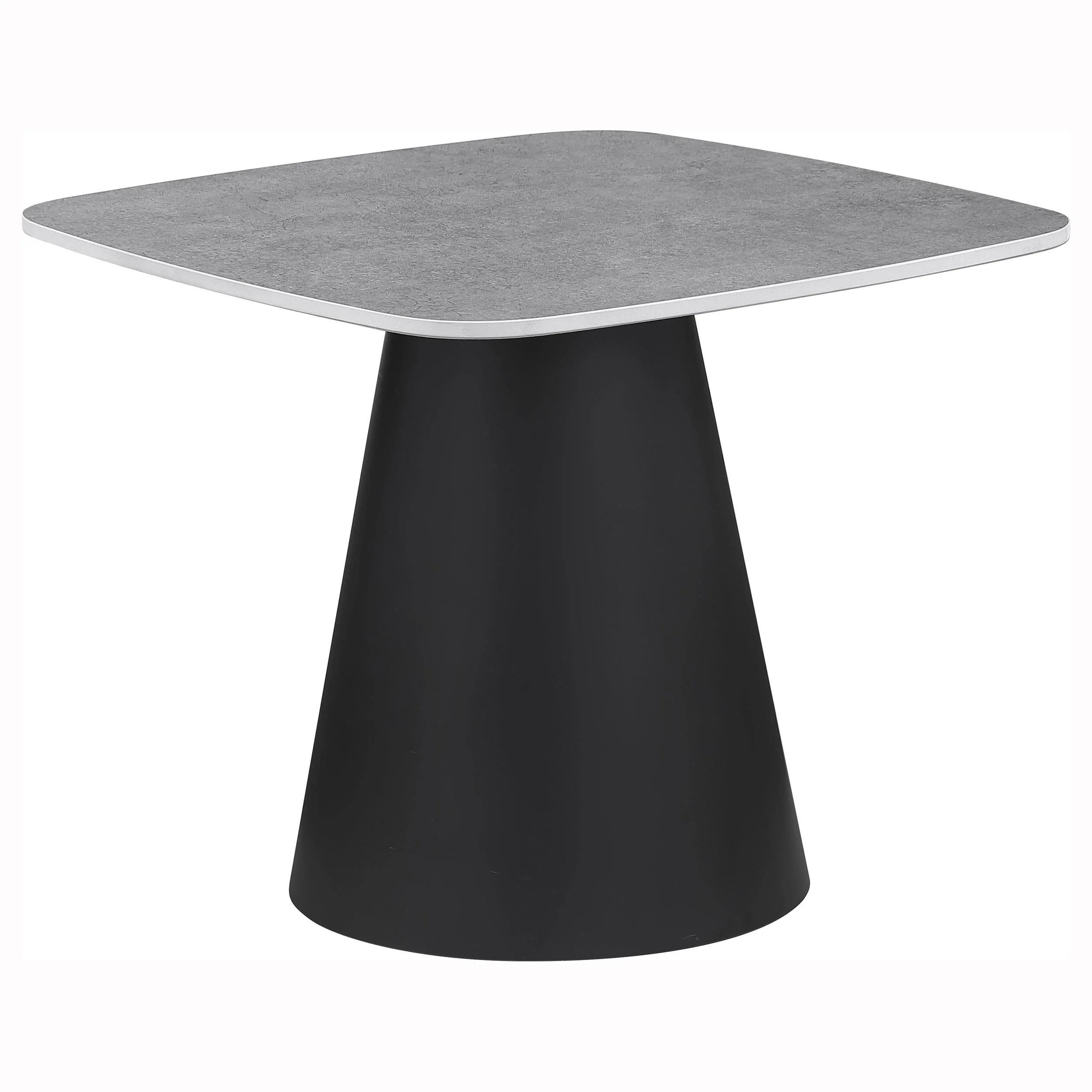 Eason Concrete and Black 2-Piece Cocktail Coffee Table Set - Image 5