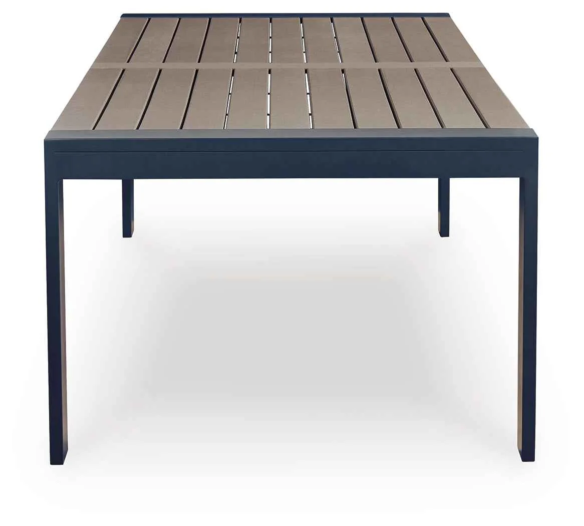 East Beach Navy Blue/Driftwood Outdoor Dining Table and 4 Chairs - Image 7
