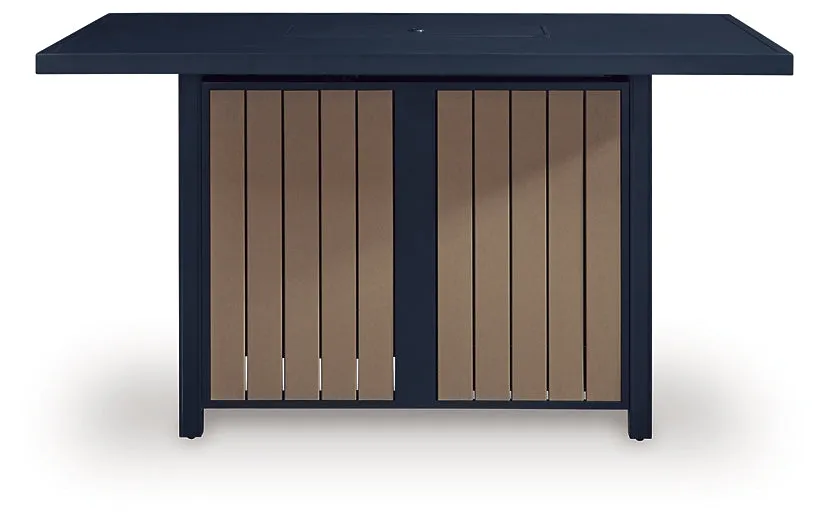 East Beach Rectangular Bar Table w/Fire Pit - Image 4