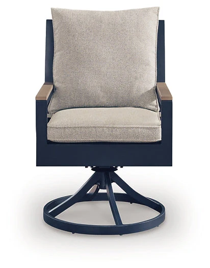 East Beach Swivel Chair w/Cushion Set of 2 - Image 5