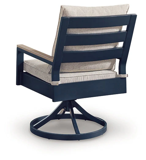 East Beach Swivel Chair w/Cushion Set of 2 - Image 6