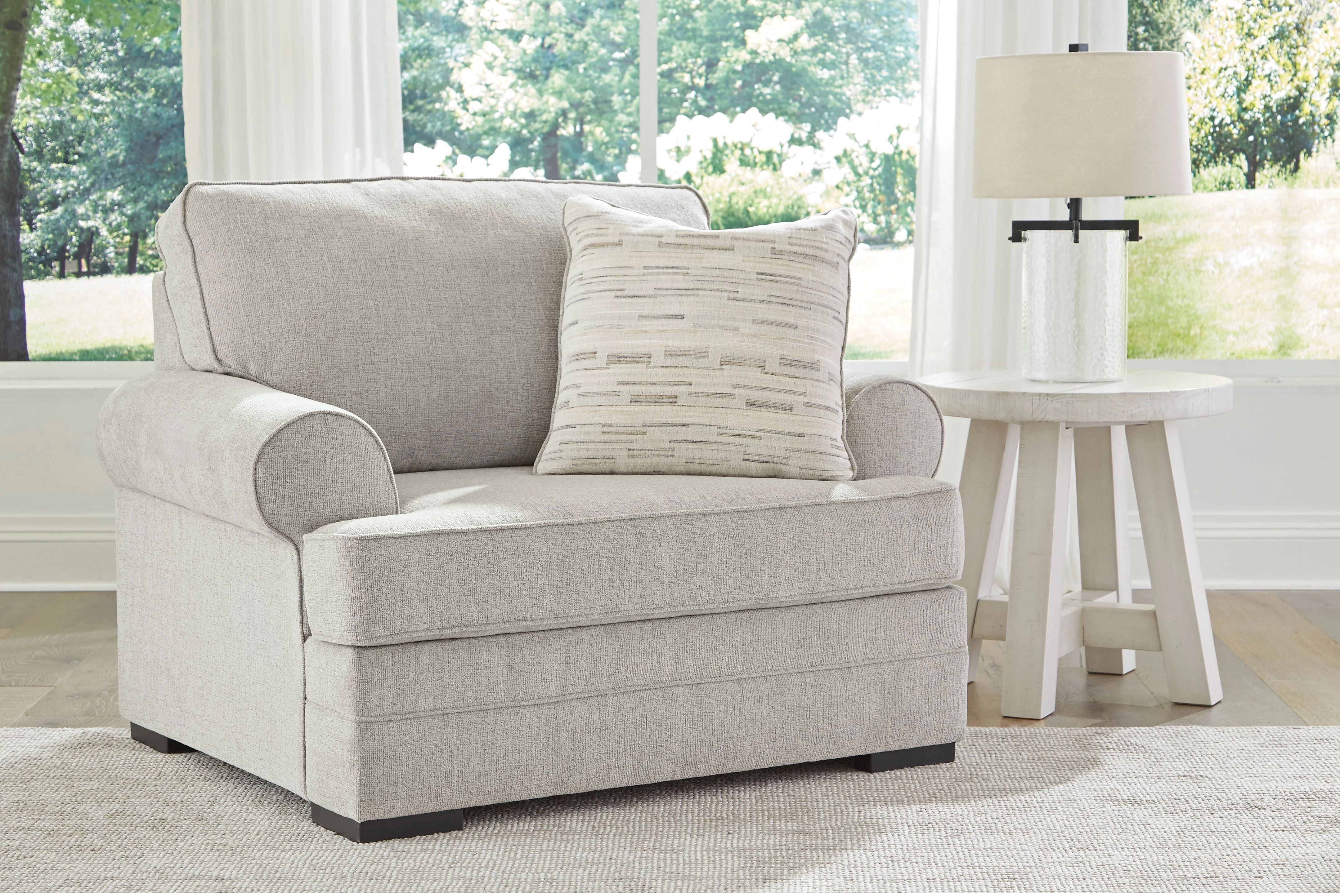 Eastonbridge Shadow Chair and Ottoman - Image 12