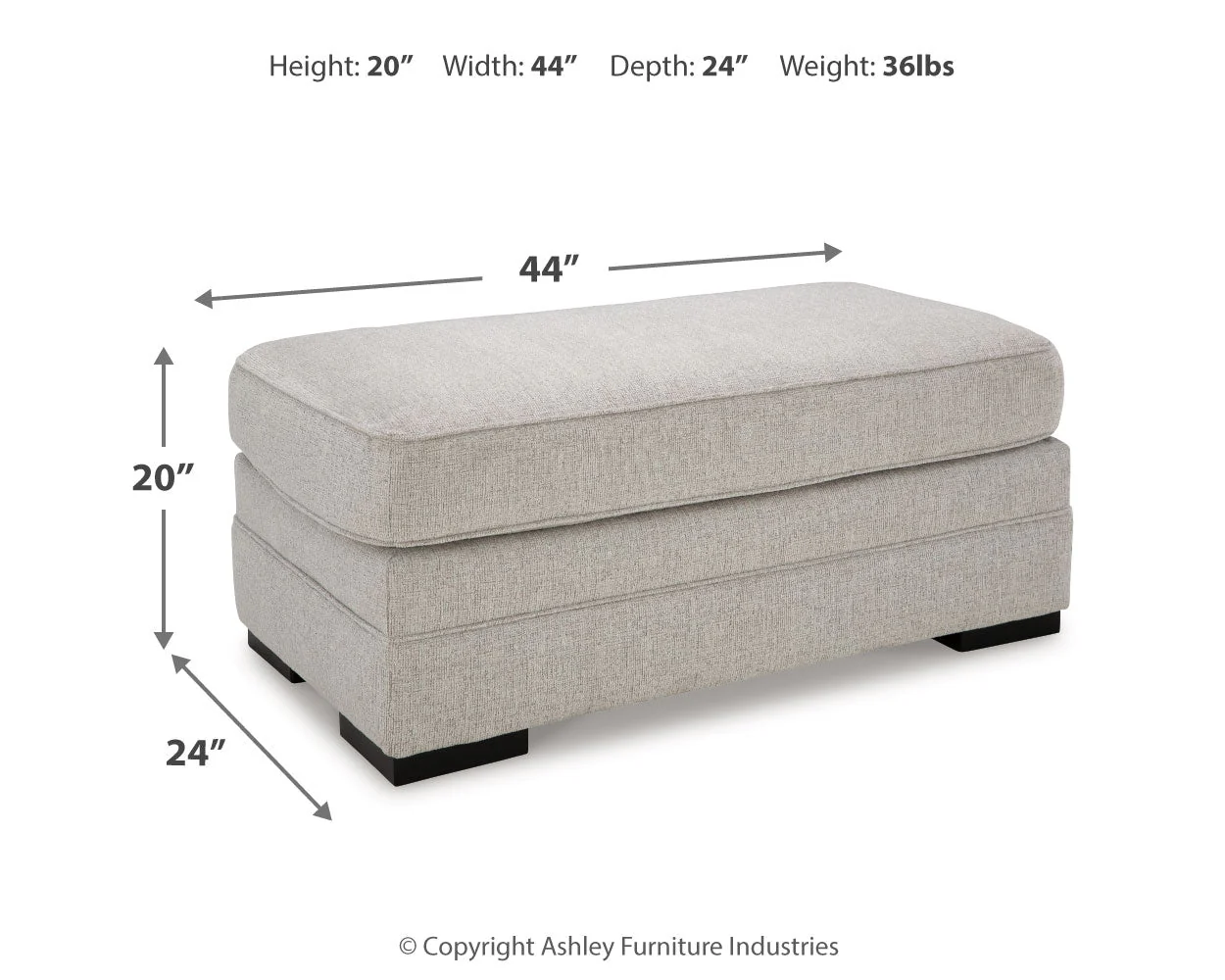 Eastonbridge Shadow Chair and Ottoman - Image 9