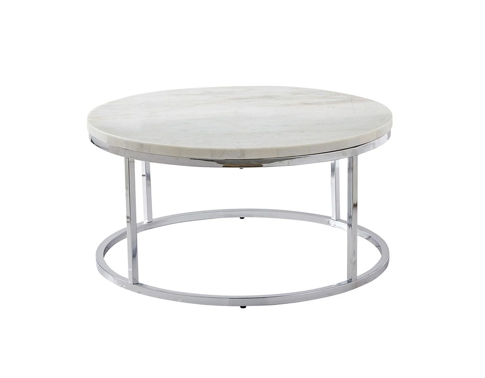 Echo White Marble Top Chairside End Table - Image 10
