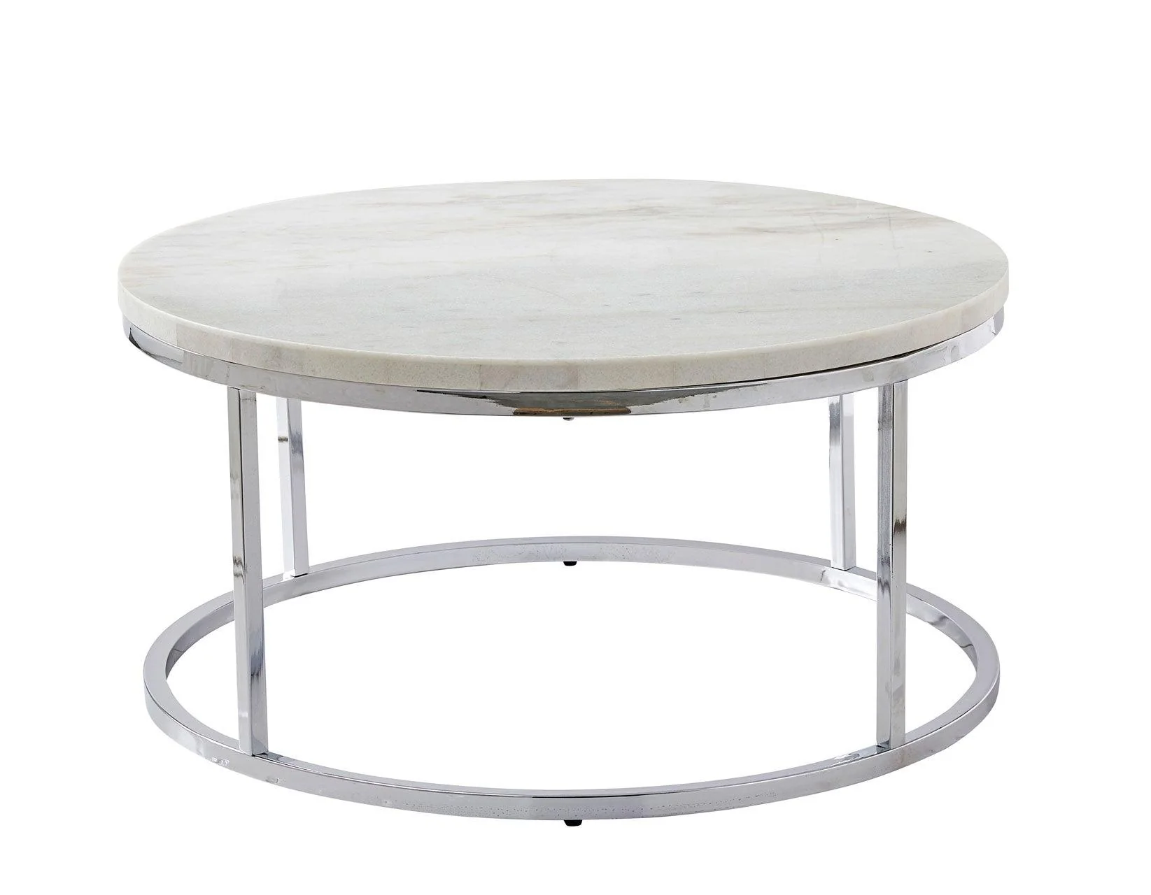 Echo White Marble Top Chairside End Table - Image 8