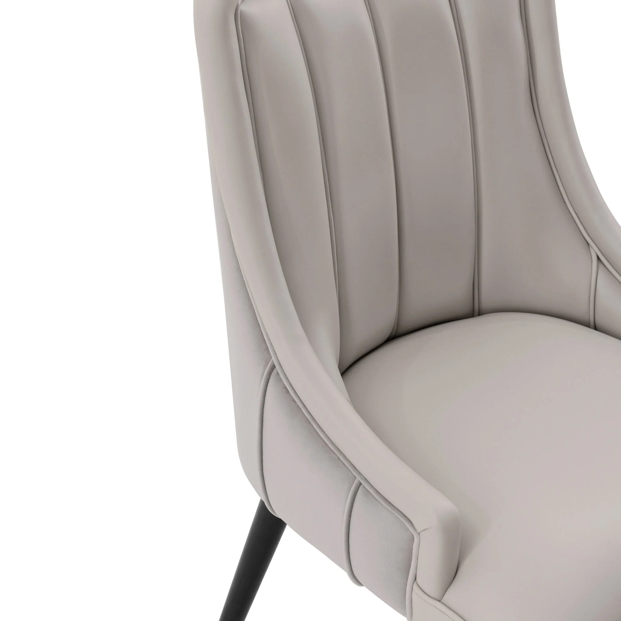 Eda Dining Chair in Grey (set of 2) - Image 5
