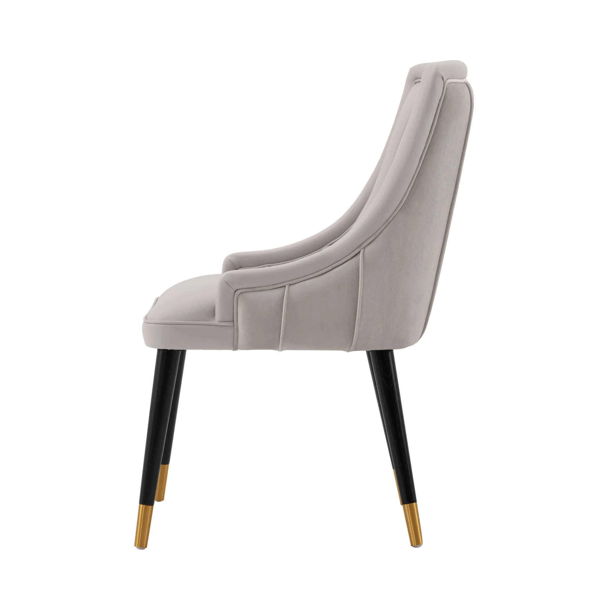 Eda Dining Chair in Grey (set of 2) - Image 6