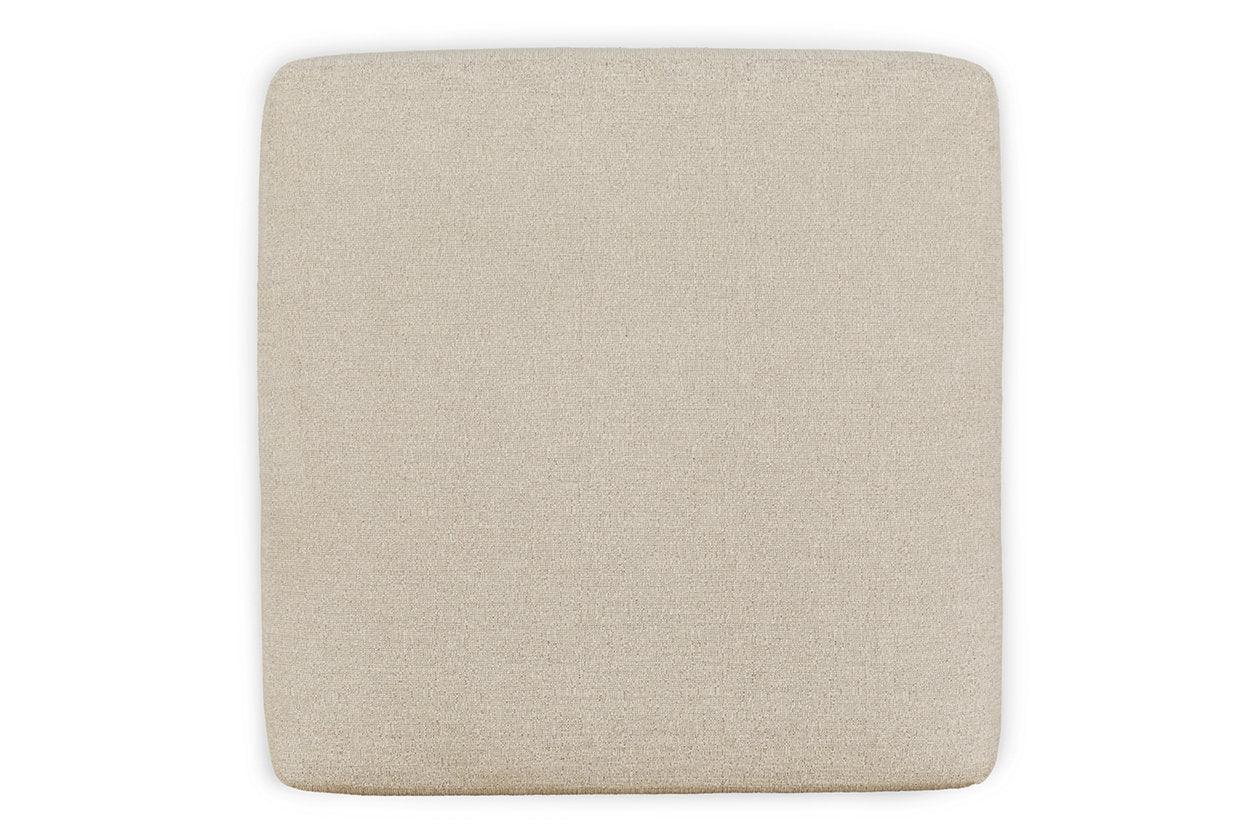 Edenfield Linen Oversized Accent Ottoman - Image 4