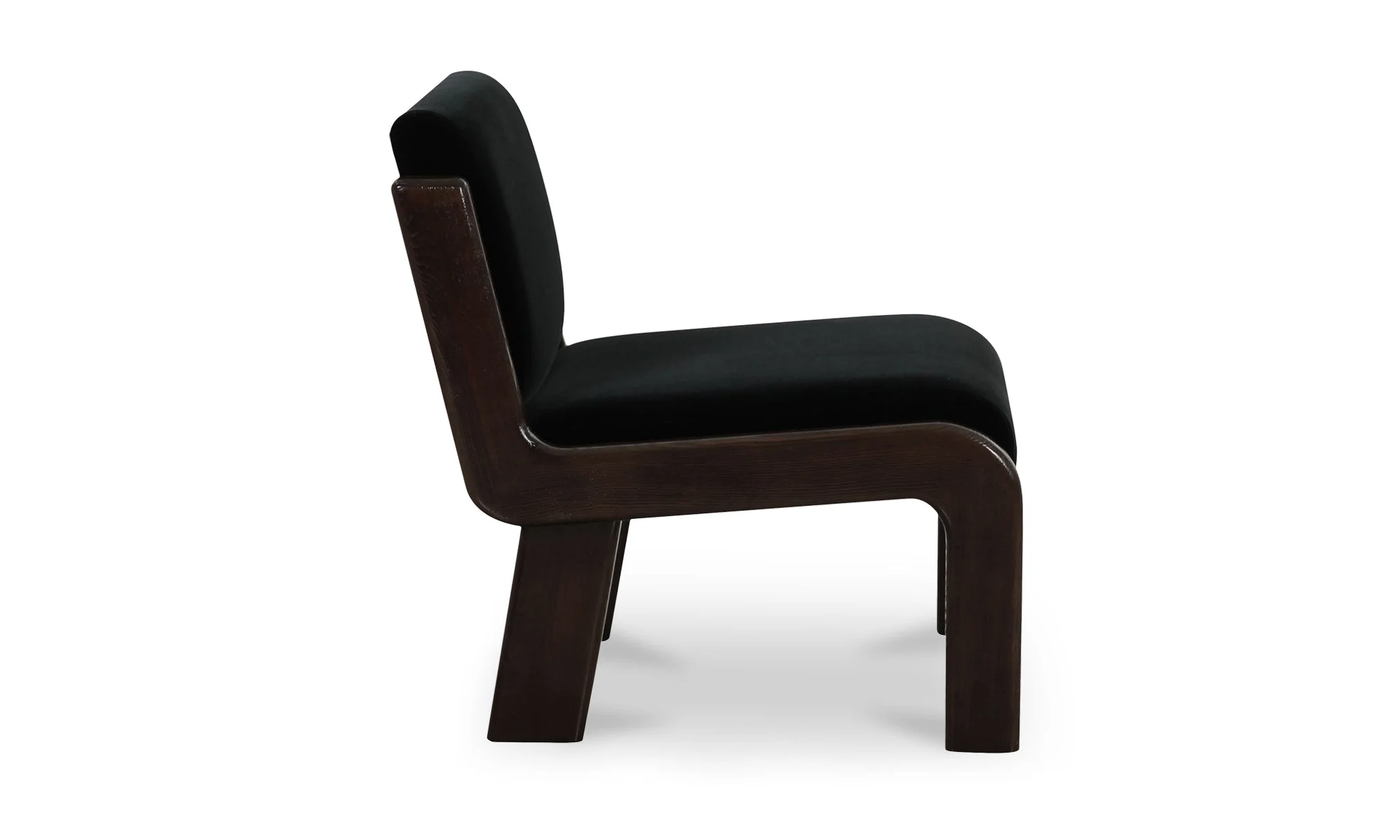 Edie Accent Chair Black Faux Mohair - Image 7