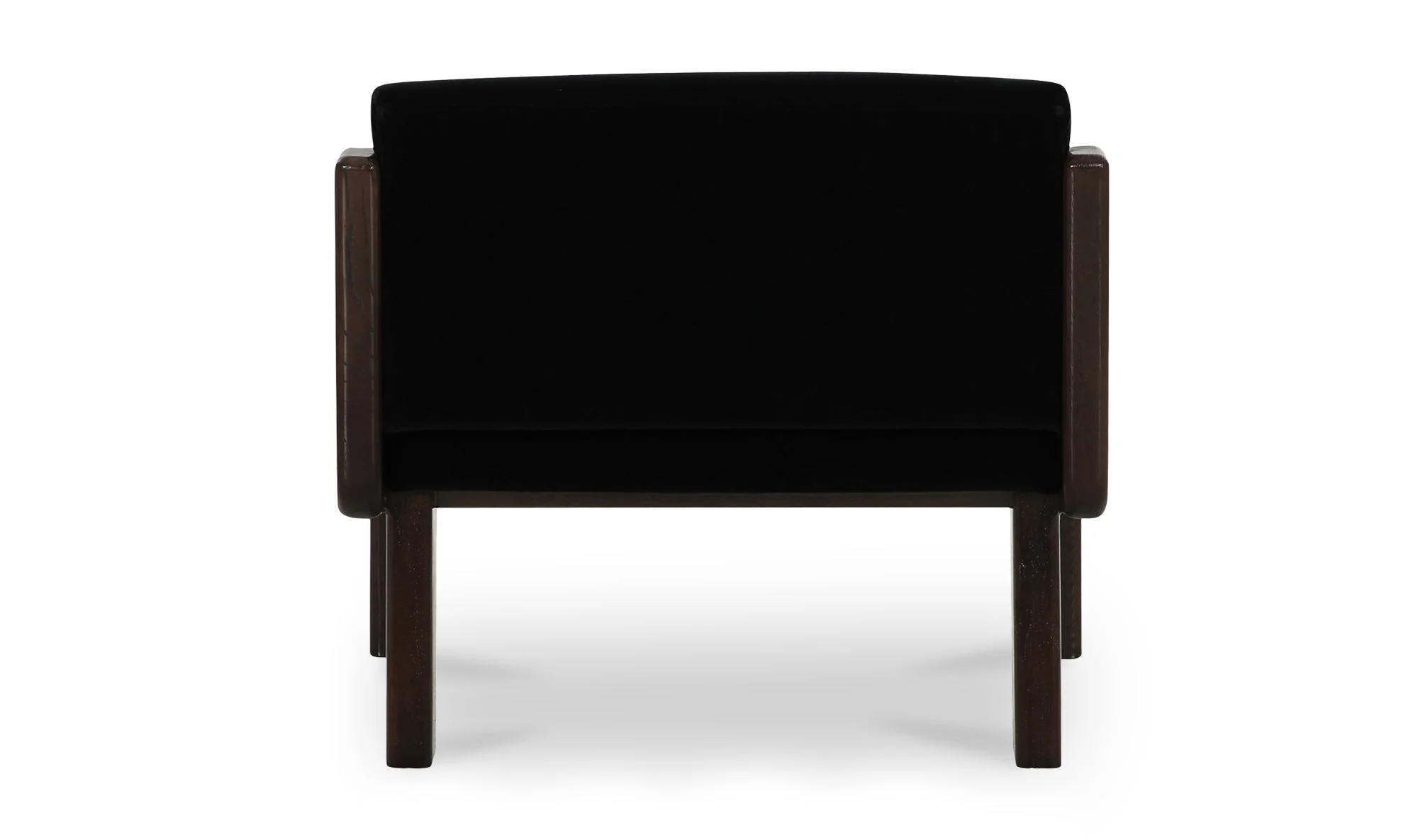 Edie Accent Chair Black Faux Mohair - Image 9