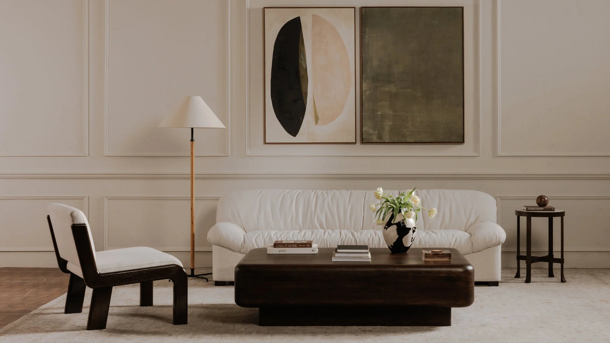 Edie Accent Chair Flecked Ivory - Image 3