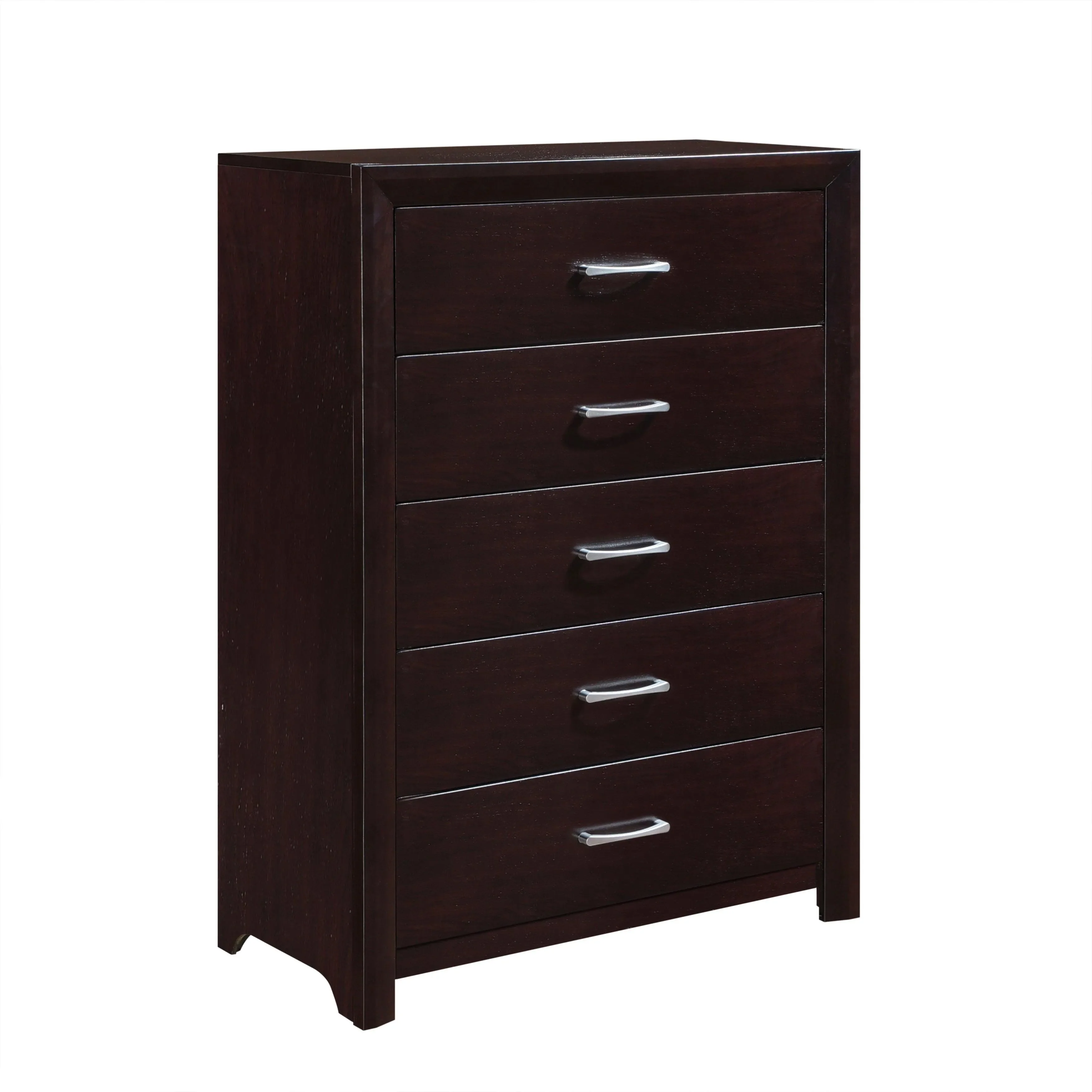 Edina Espresso Upholstered Panel Bedroom Set - Image 10