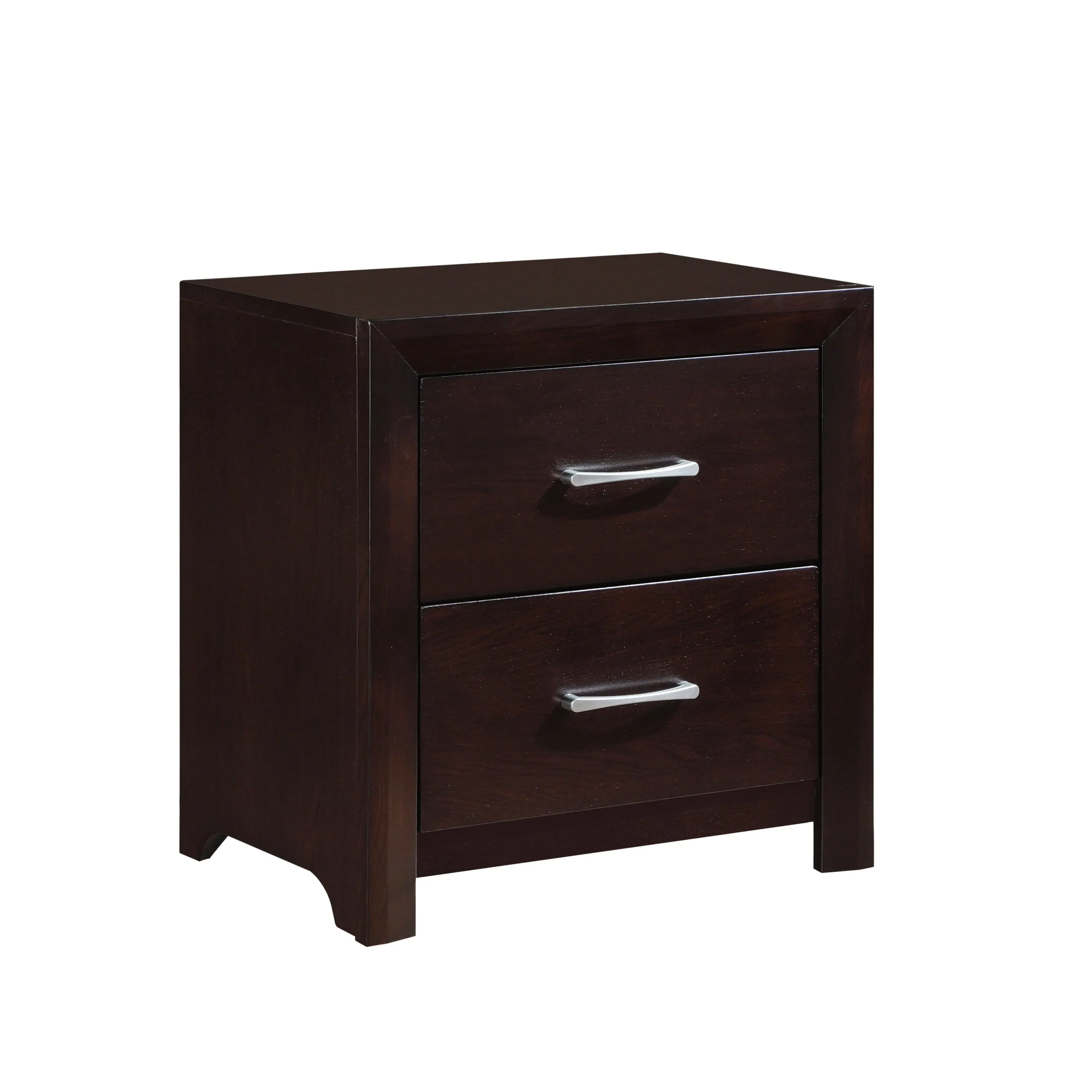 Edina Espresso Upholstered Panel Bedroom Set - Image 5