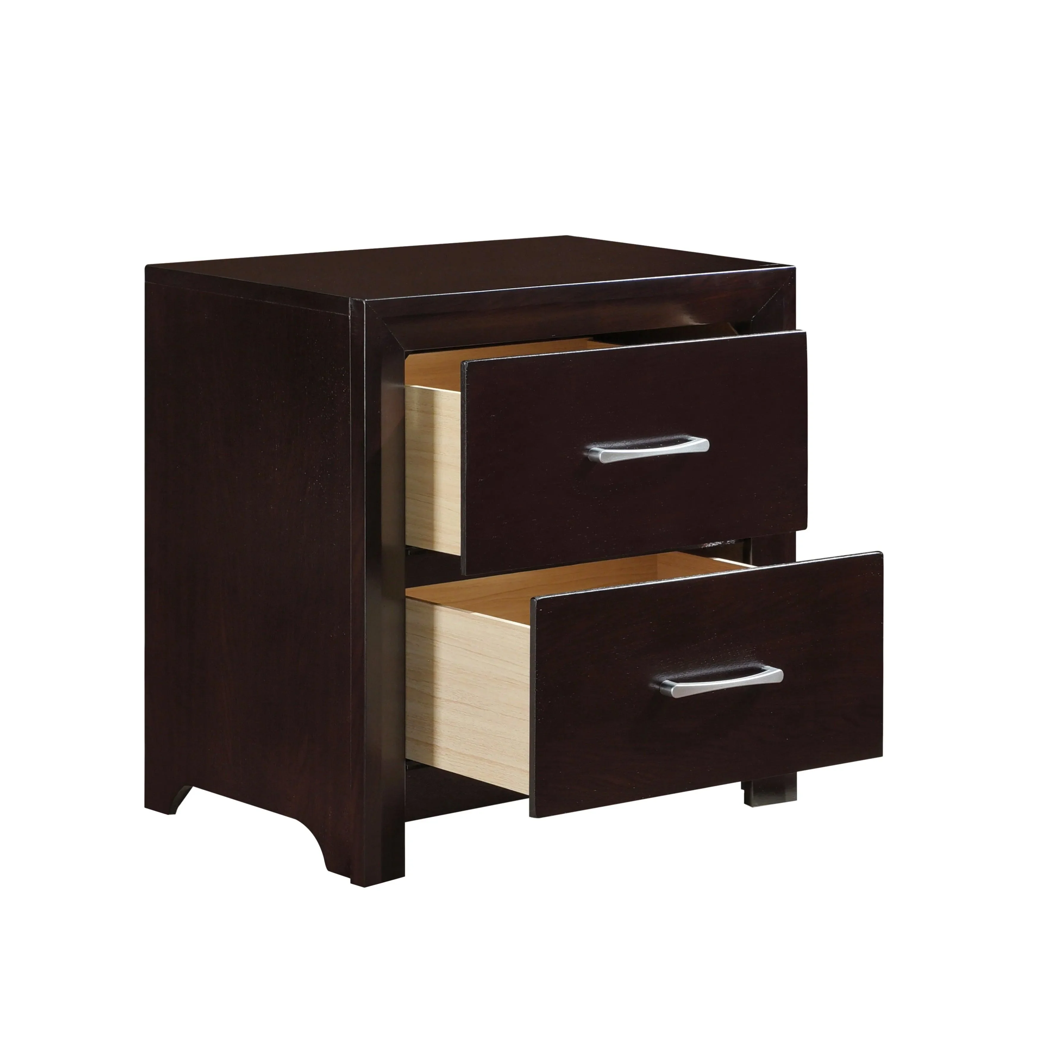Edina Espresso Upholstered Panel Bedroom Set - Image 6