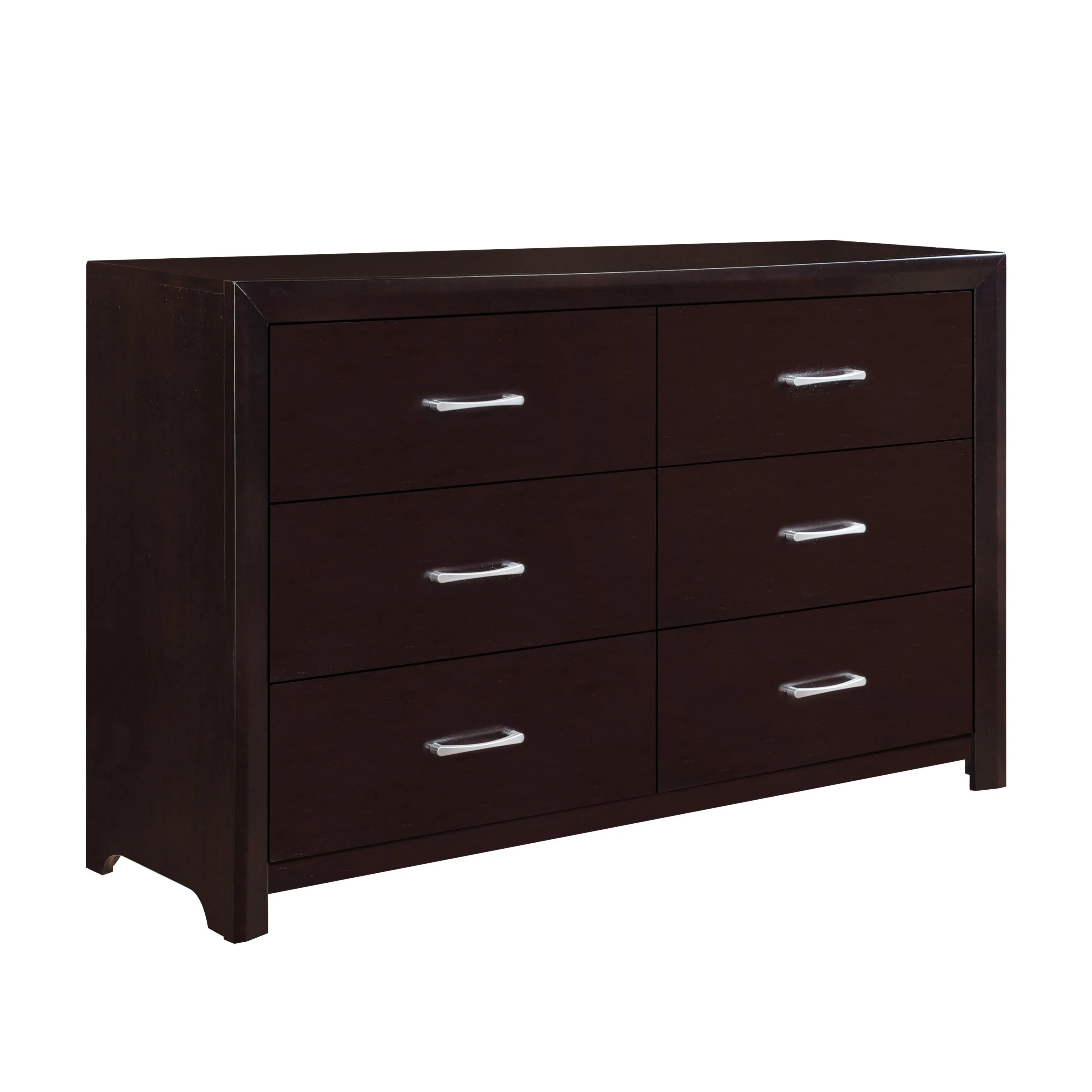 Edina Espresso Upholstered Panel Bedroom Set - Image 8