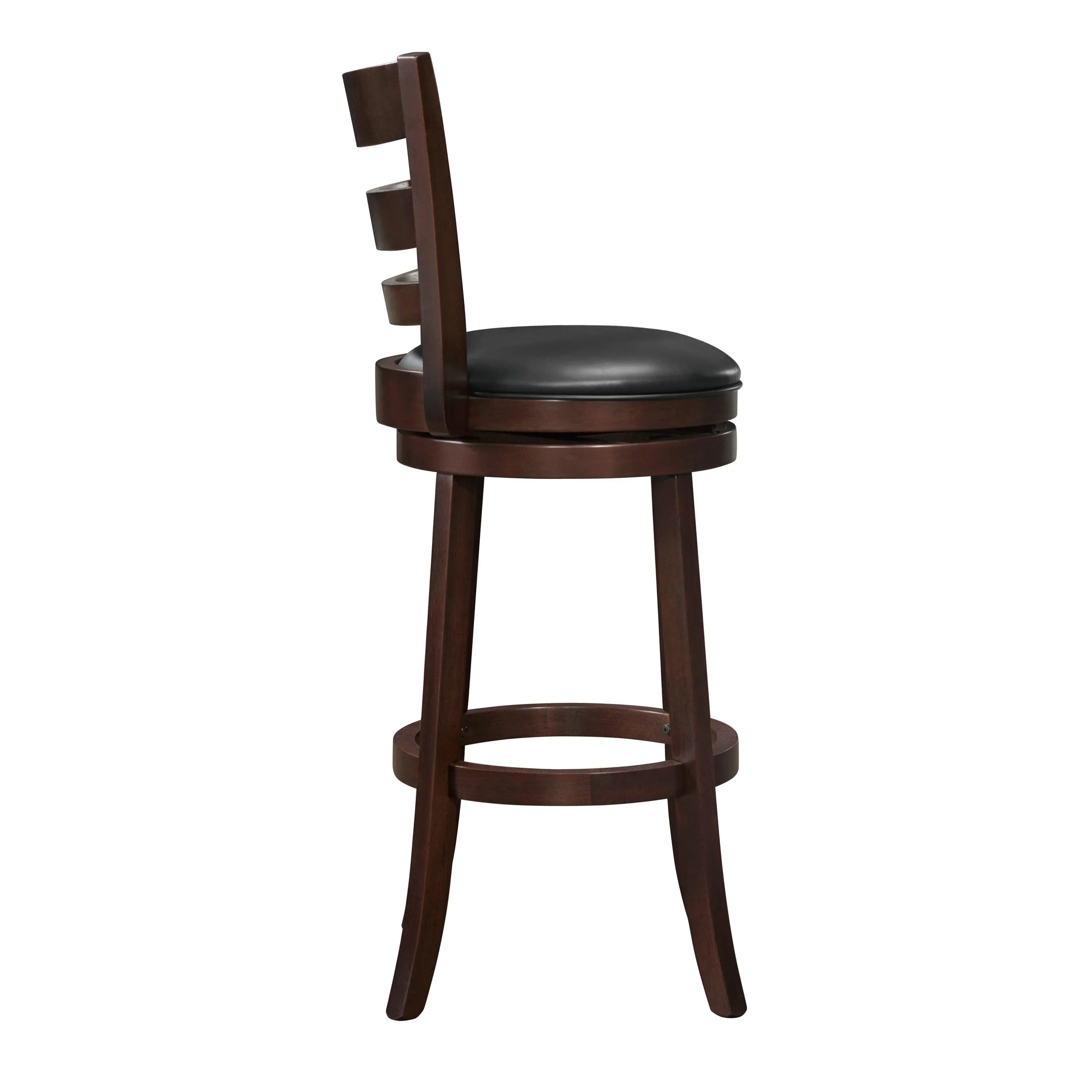 Edmond Dark Cherry Swivel Pub Height Chair - Image 4