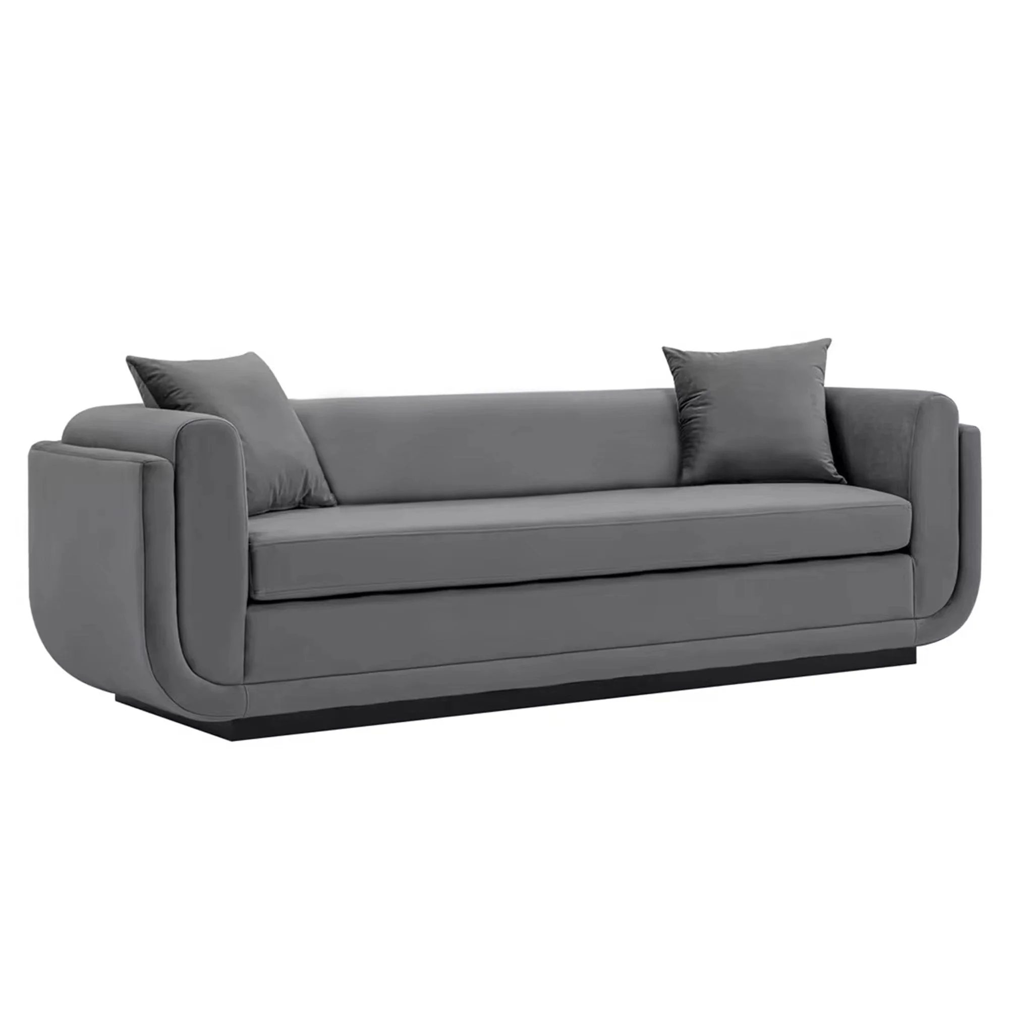 Edmonda Sofa in Dark Grey - Image 11