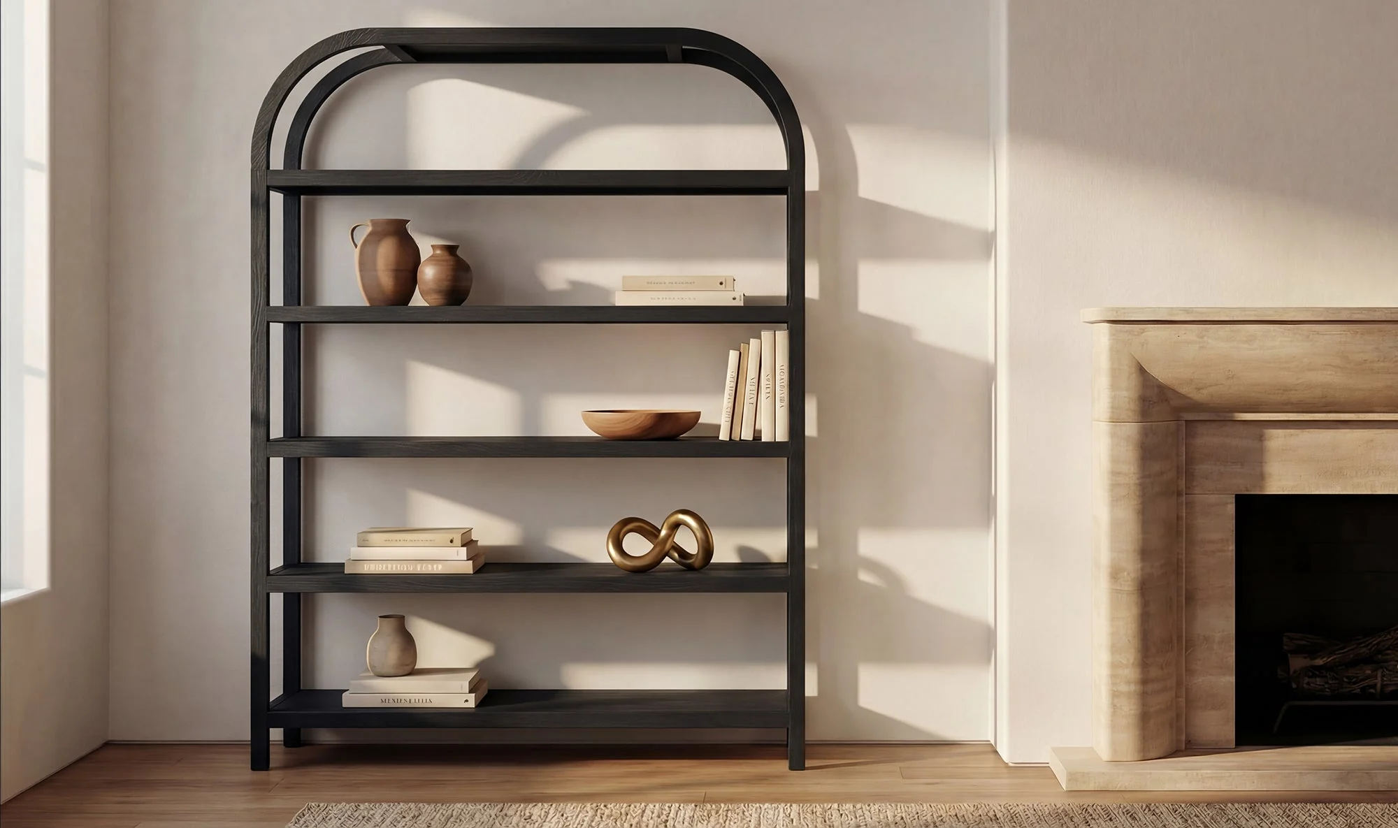 Eero Bookcase Large Black - Image 4