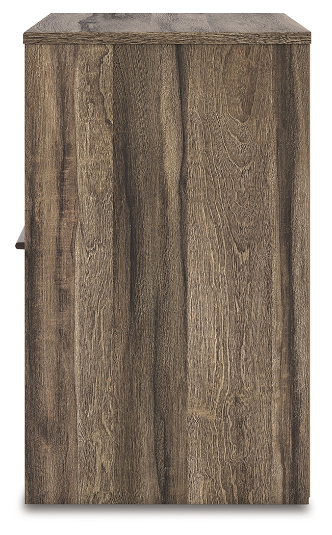 Elbrim Brown King Panel Storage Bedroom Set with Dresser and Nightstand - Image 21