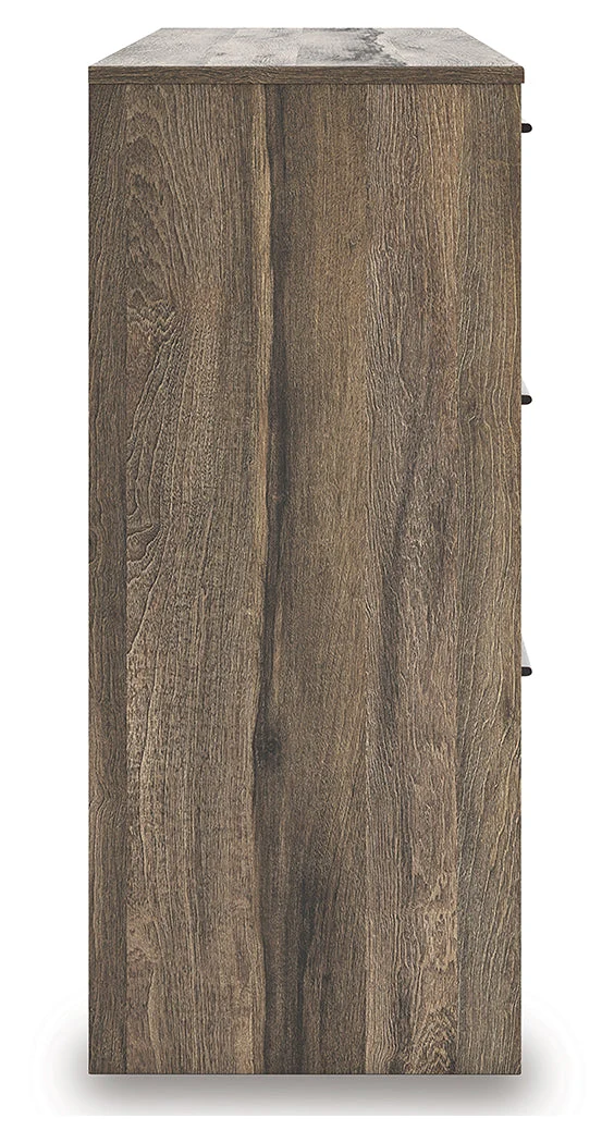 Elbrim Brown King Panel Storage Bedroom Set with Dresser and Nightstand - Image 7