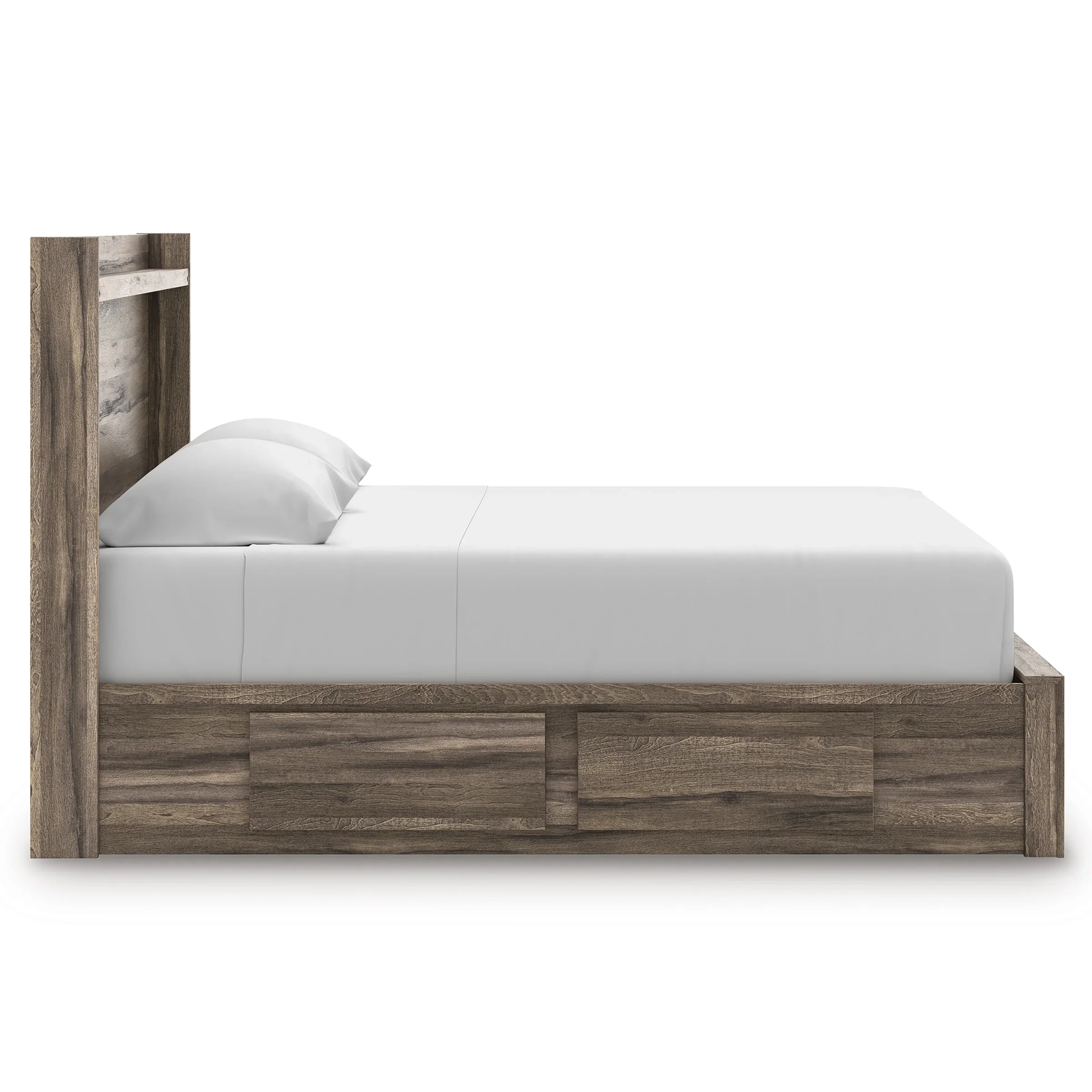 Elbrim Brown King Platform Storage Bed - Image 8