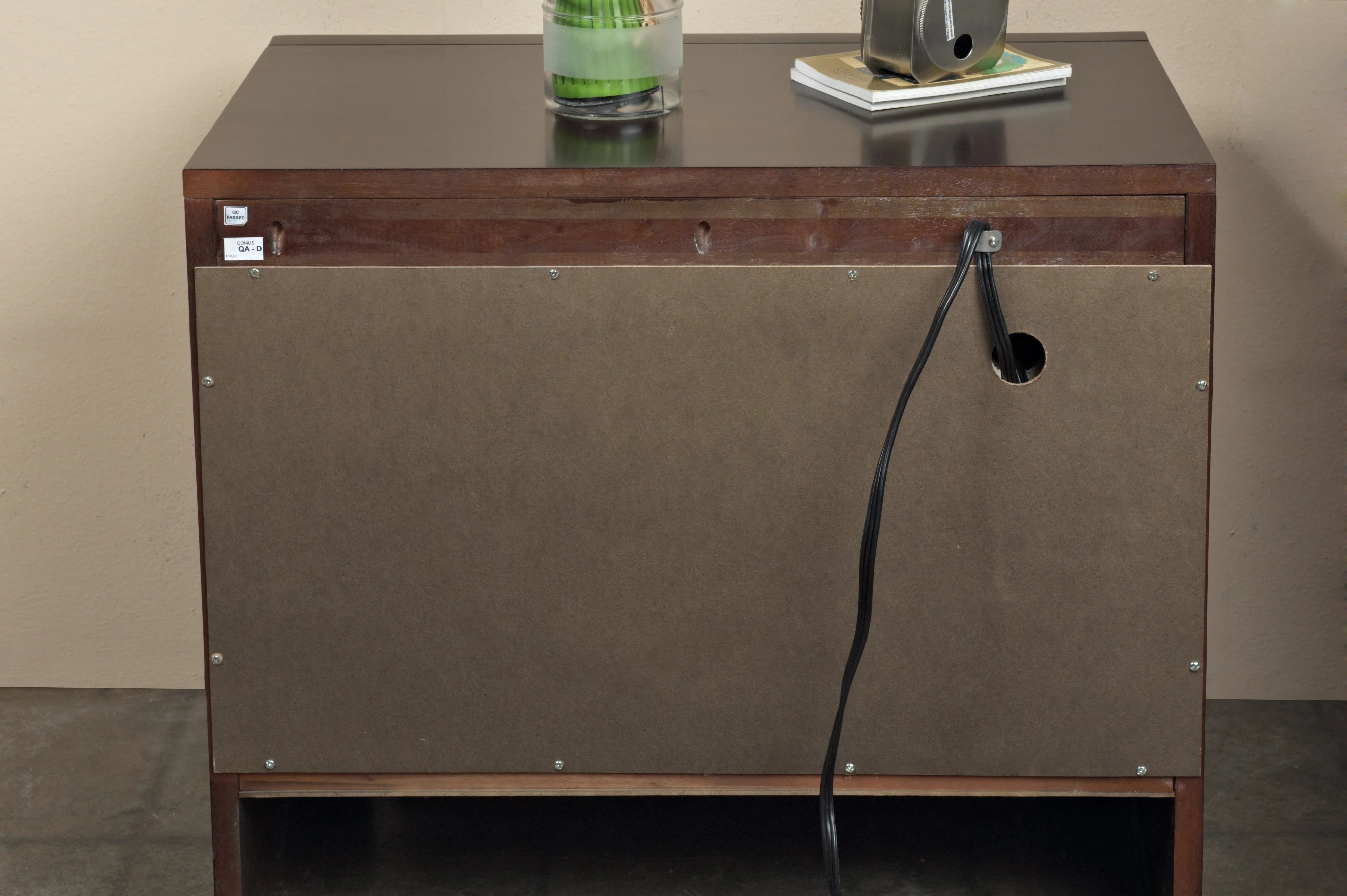 Element Charging Station Nightstand in Chocolate Brown - Image 5
