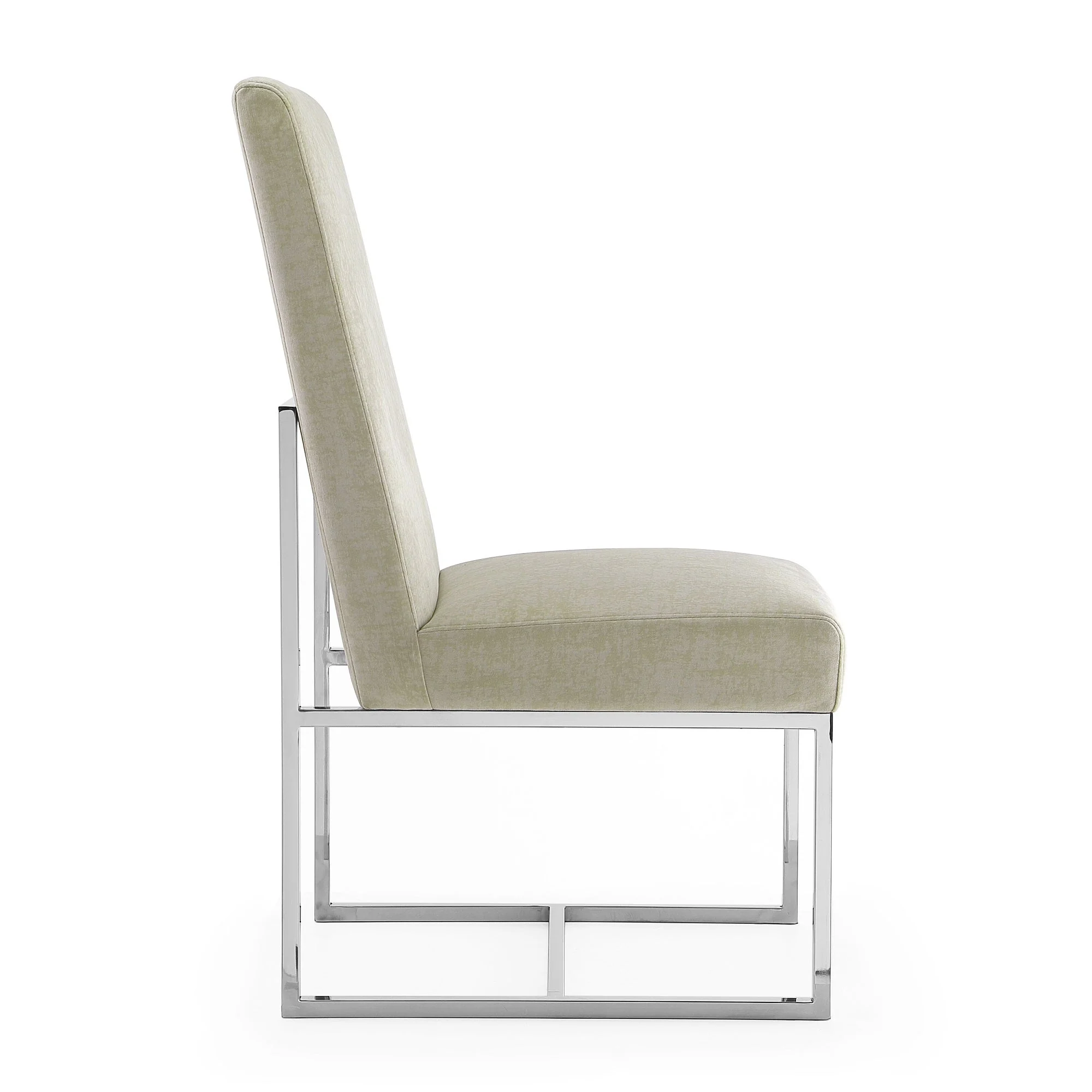 Element Velvet Dining Chair in Champagne (set of 2) - Image 6