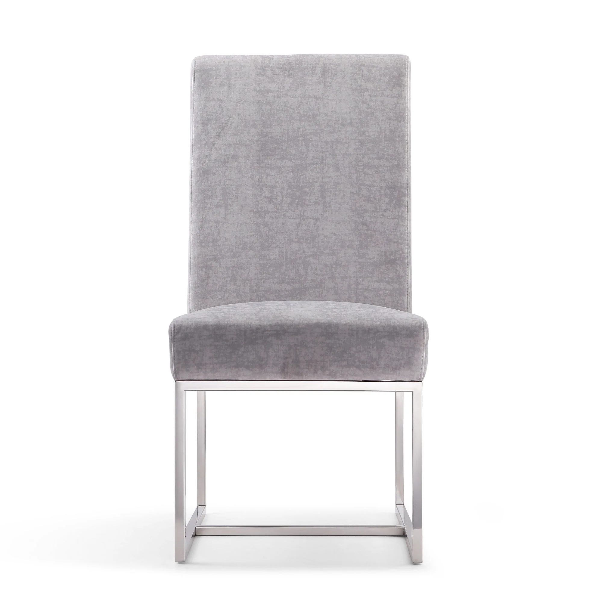 Element Velvet Dining Chair in Grey (set of 2) - Image 5