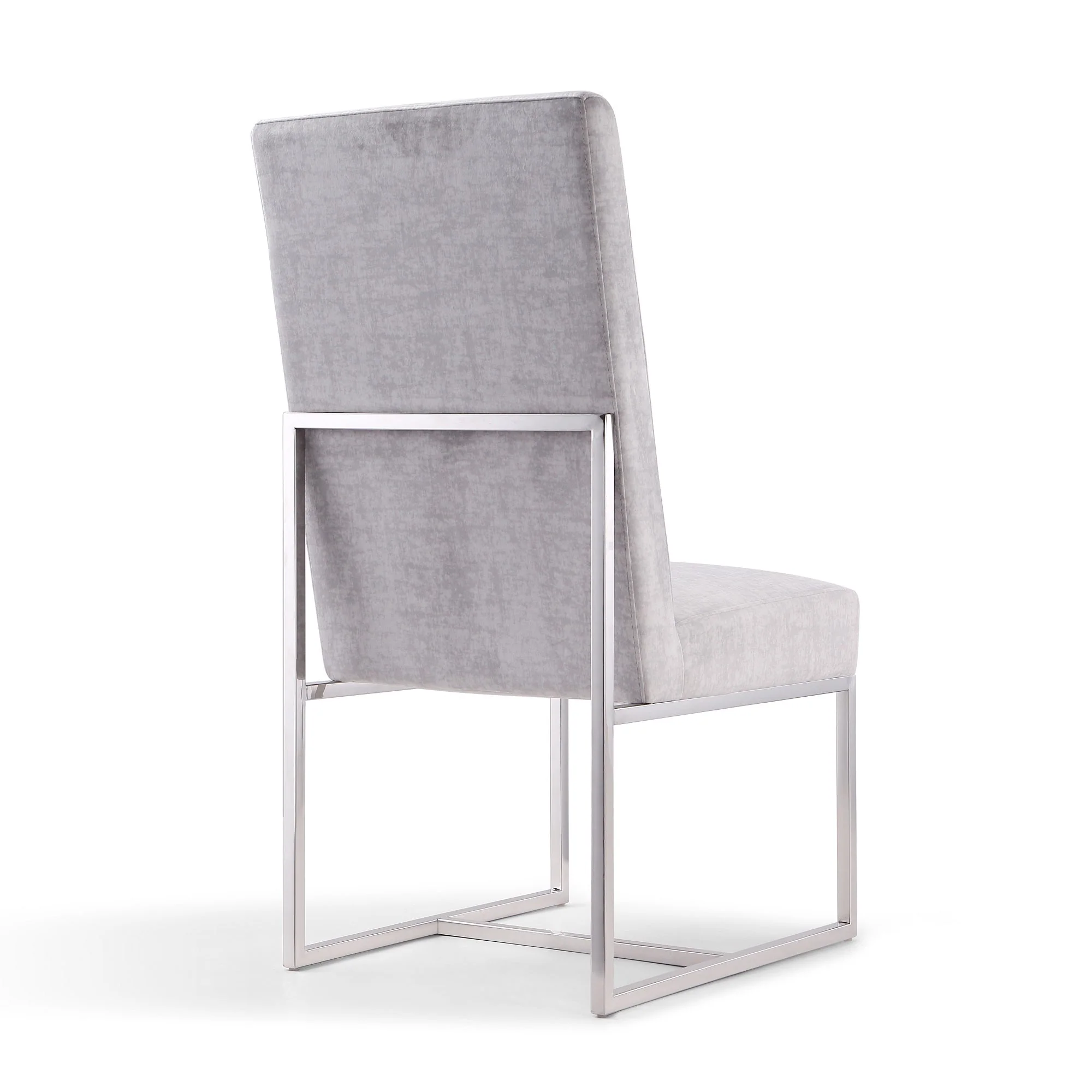 Element Velvet Dining Chair in Grey (set of 2) - Image 7