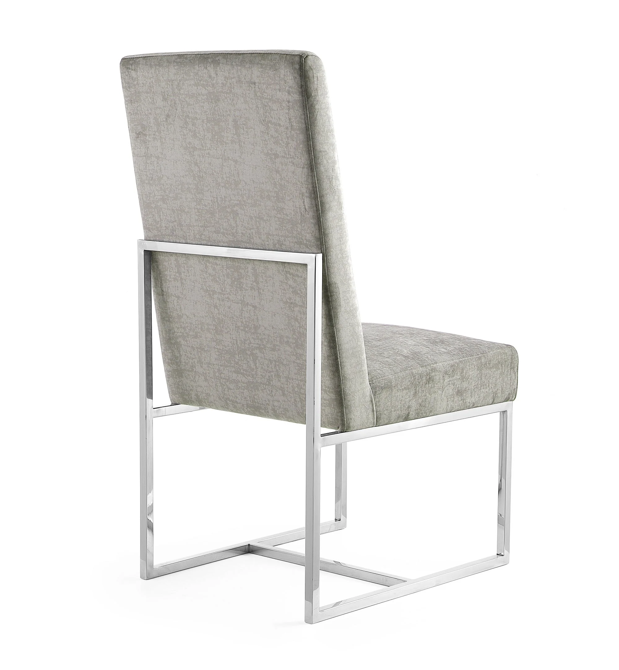 Element Velvet Dining Chair in Steel - Image 6