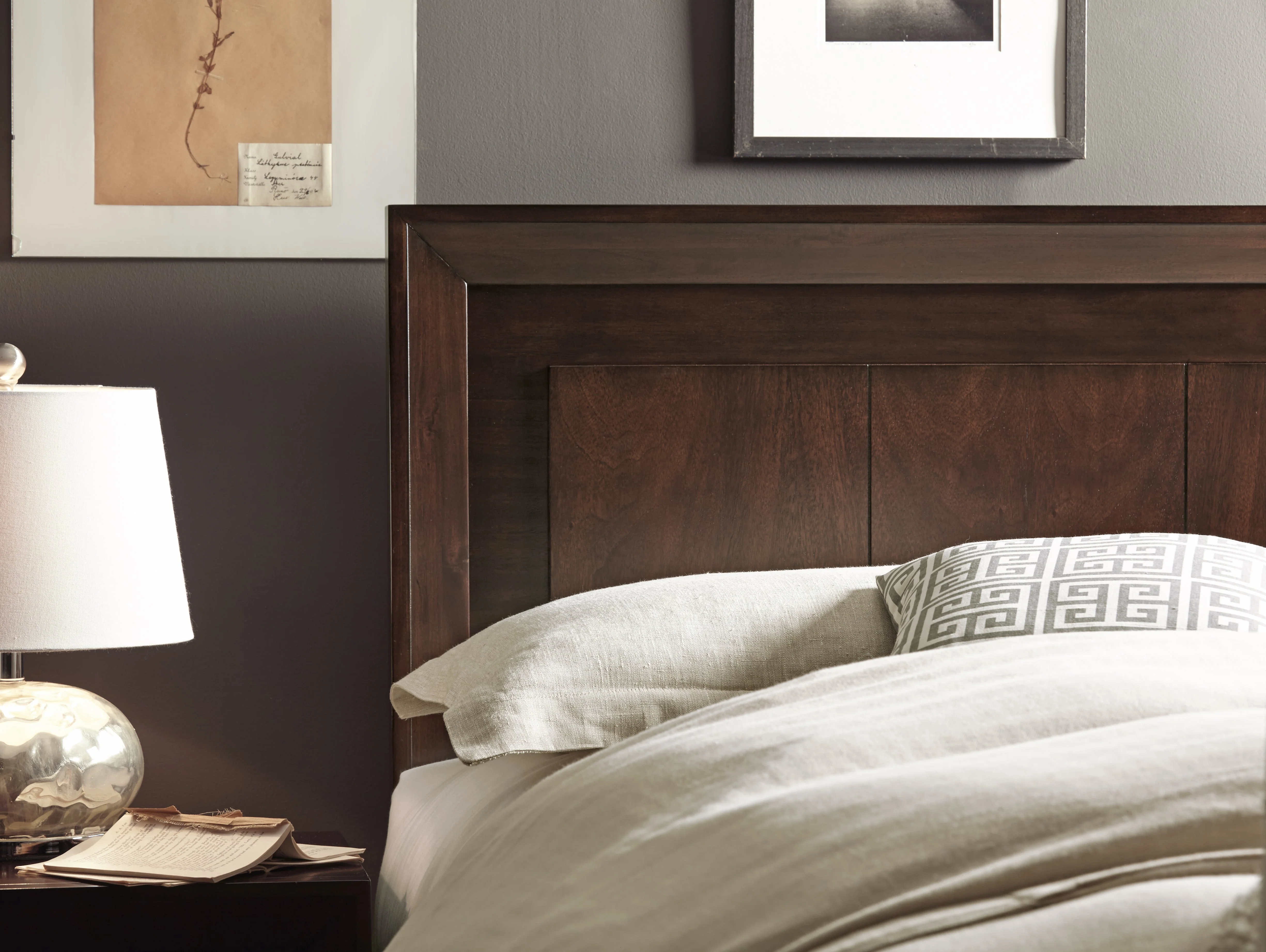 Element Wood California King Platform Bed in Chocolate Brown - Image 3