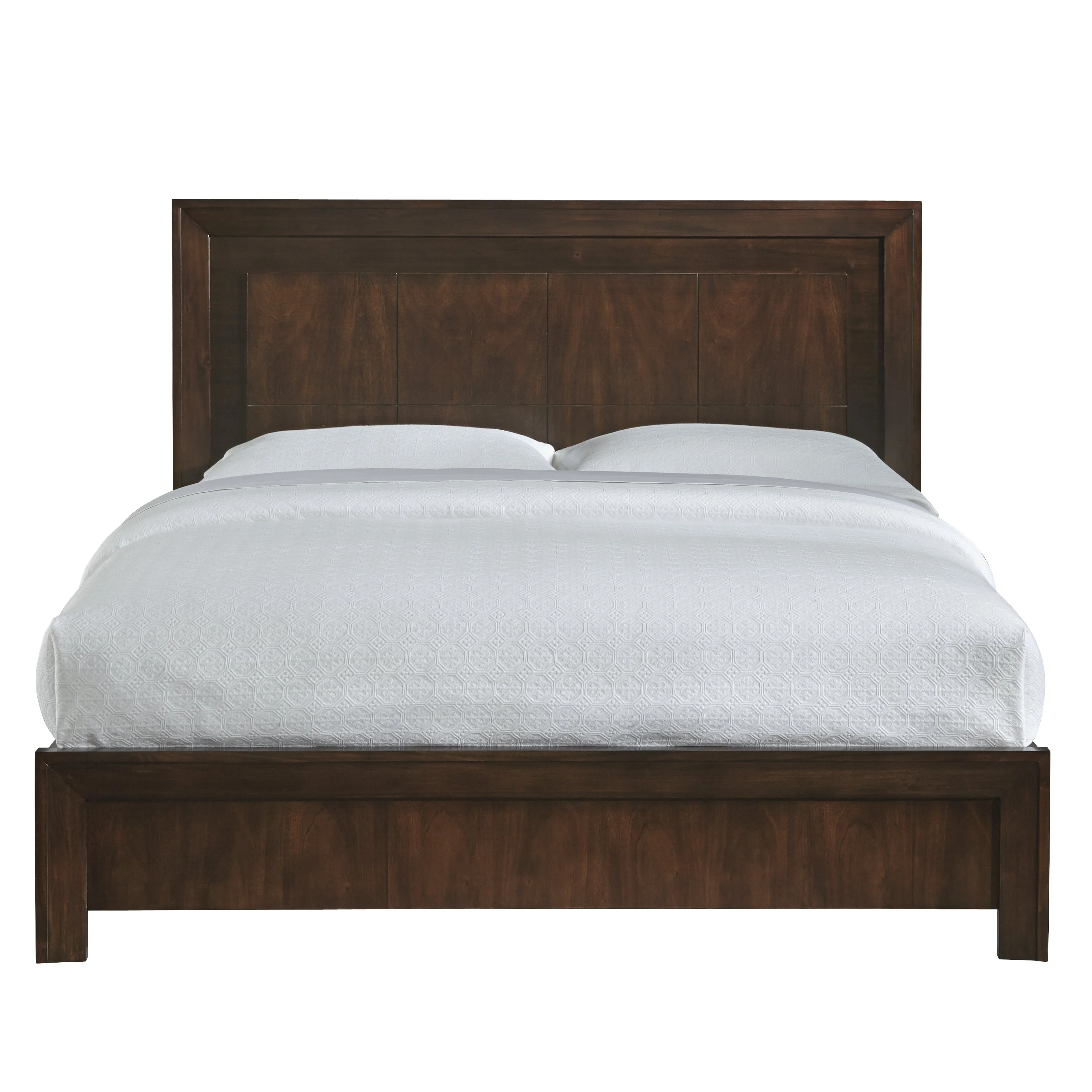 Element Wood Full Platform Bed in Chocolate Brown - Image 4