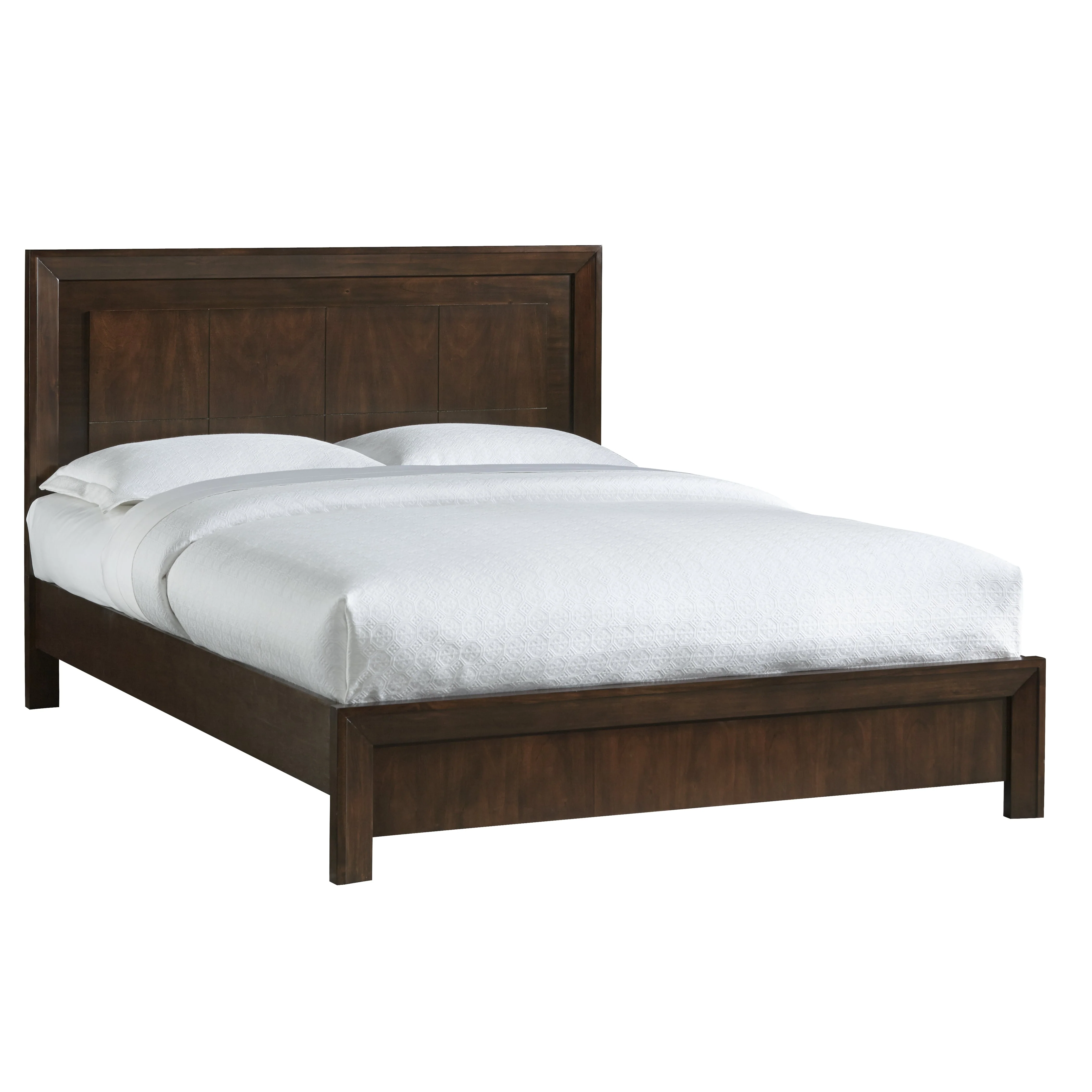Element Wood Full Platform Bed in Chocolate Brown - Image 5