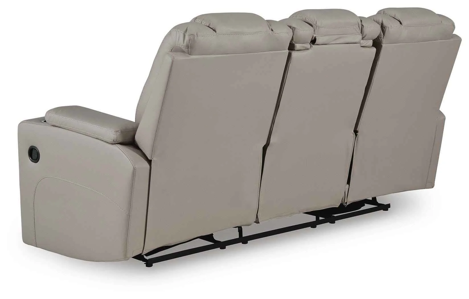 Elevate Edges Coin Reclining Sofa with Drop Down Table - Image 5
