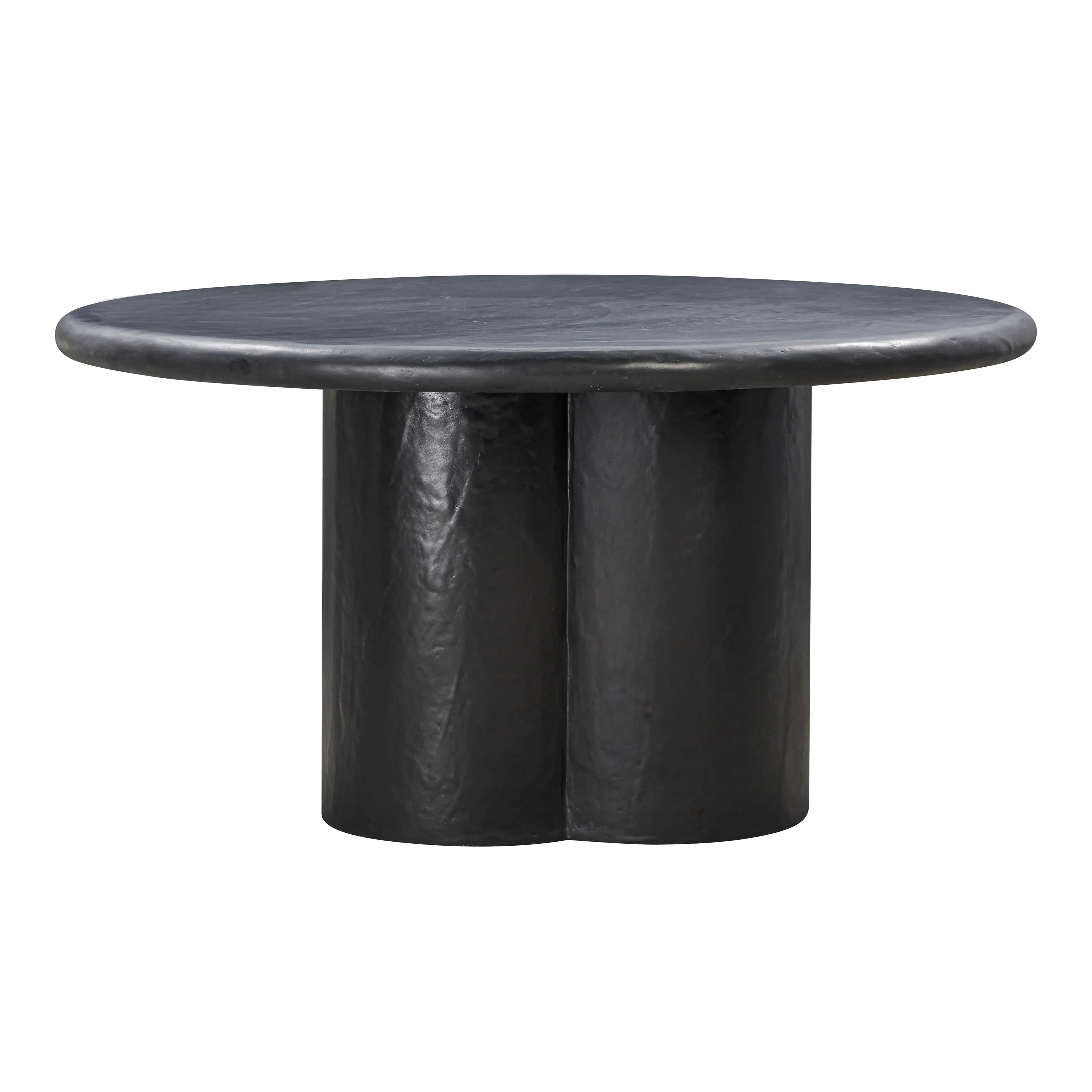 Elika Faux Plaster Indoor / Outdoor 59" Round Dining Table - Image 12