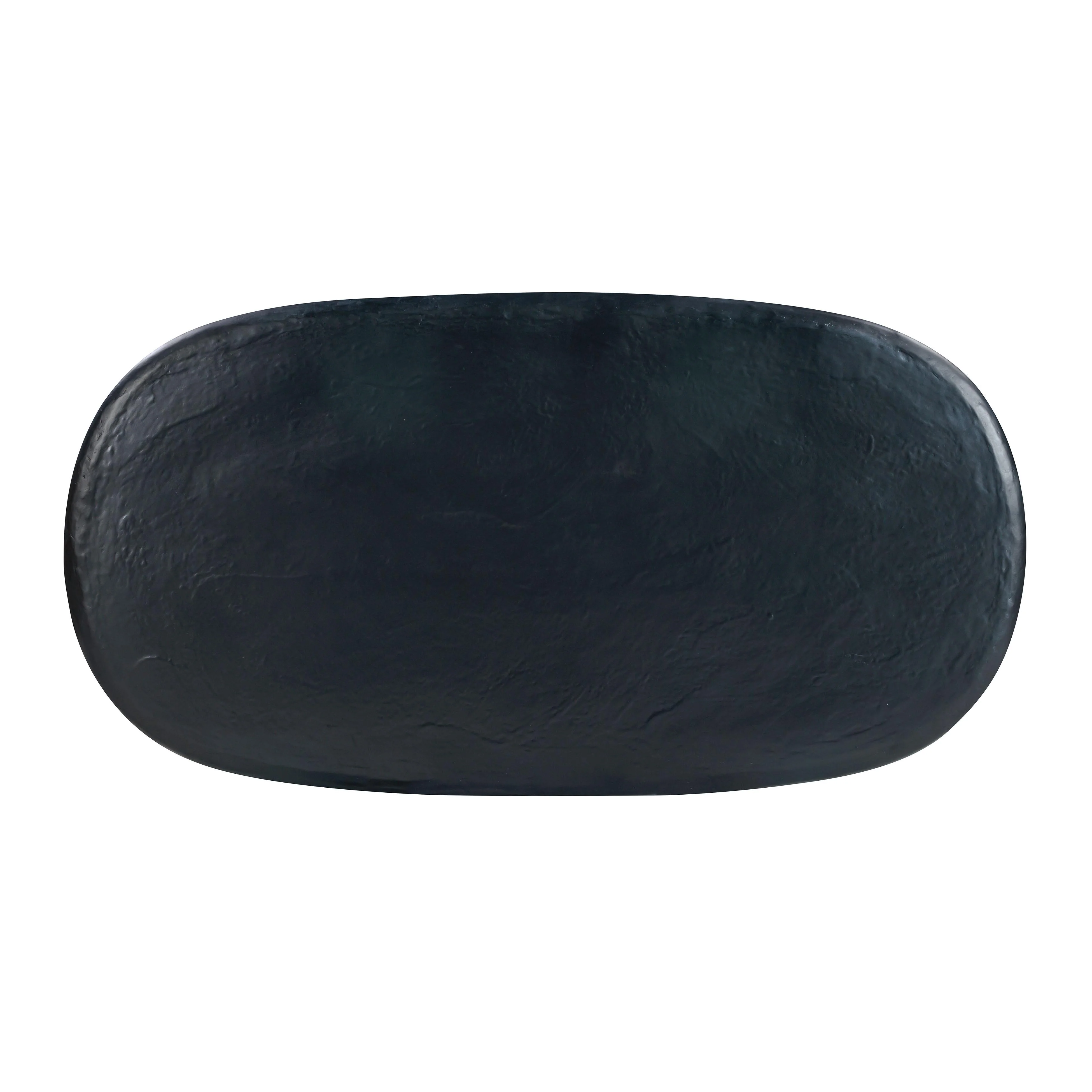 Elika Faux Plaster Indoor / Outdoor 80" Oval Dining Table - Image 12