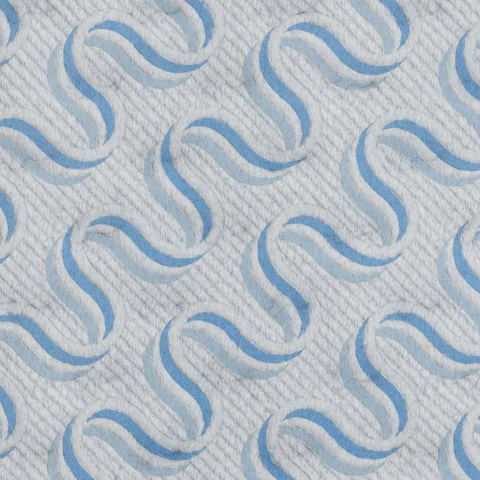 Elite Springs Firm Gray/Blue Full Mattress - Image 9
